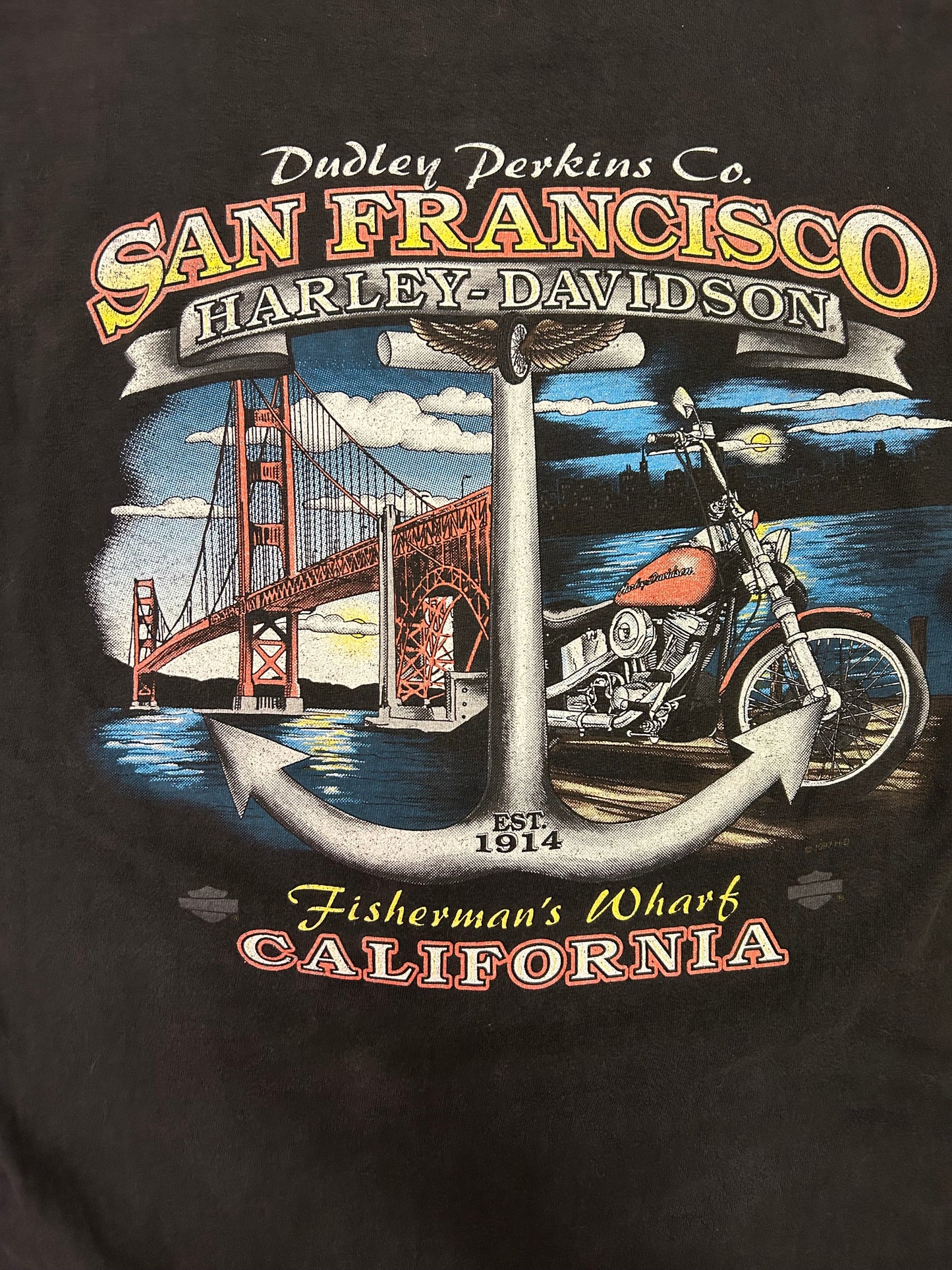 Vintage 1996 Harley Davidson San Francisco Tee