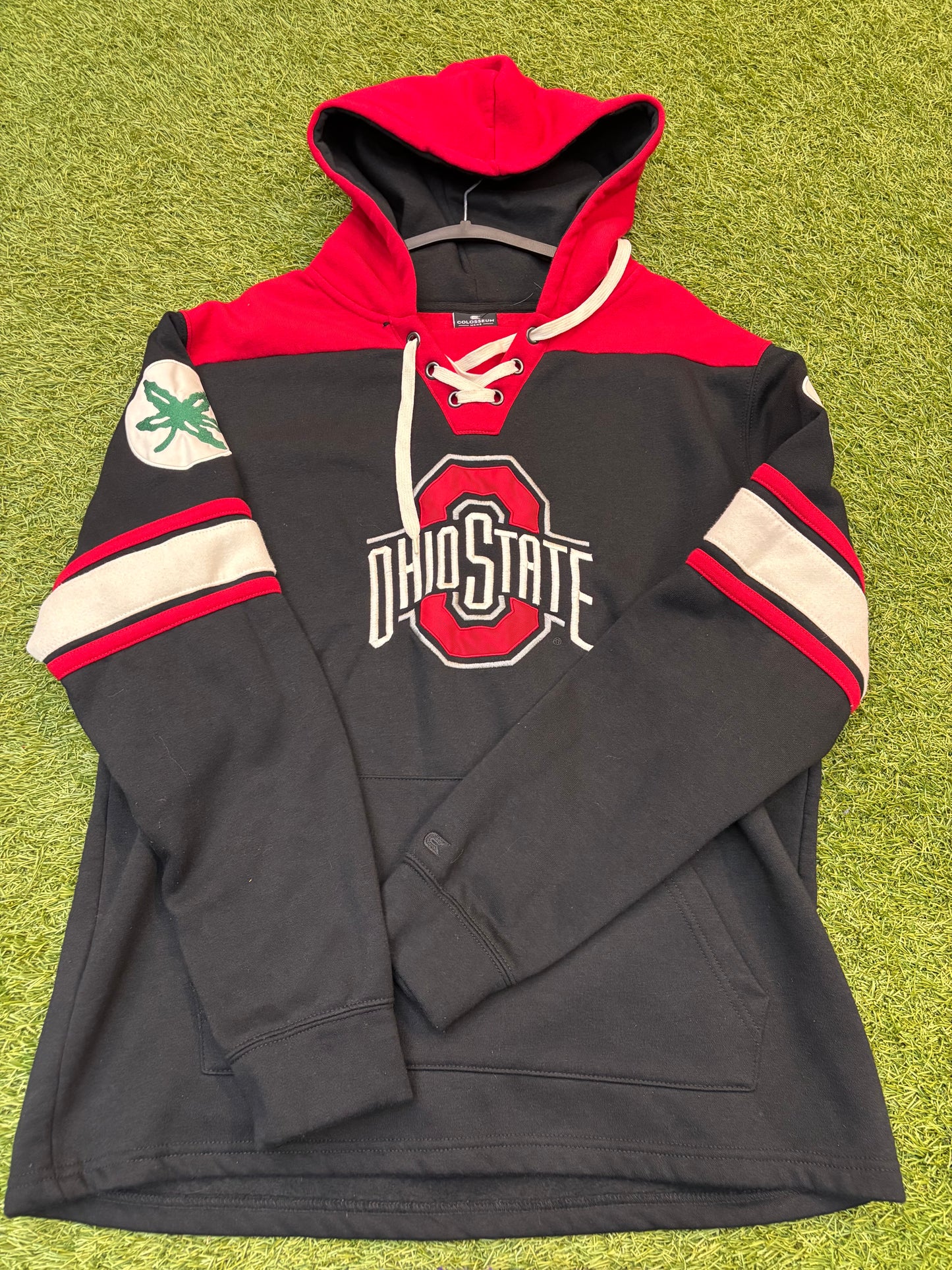 Red Ohio State Buckeyes 2.0 Lace-Up Pullover Hoodie