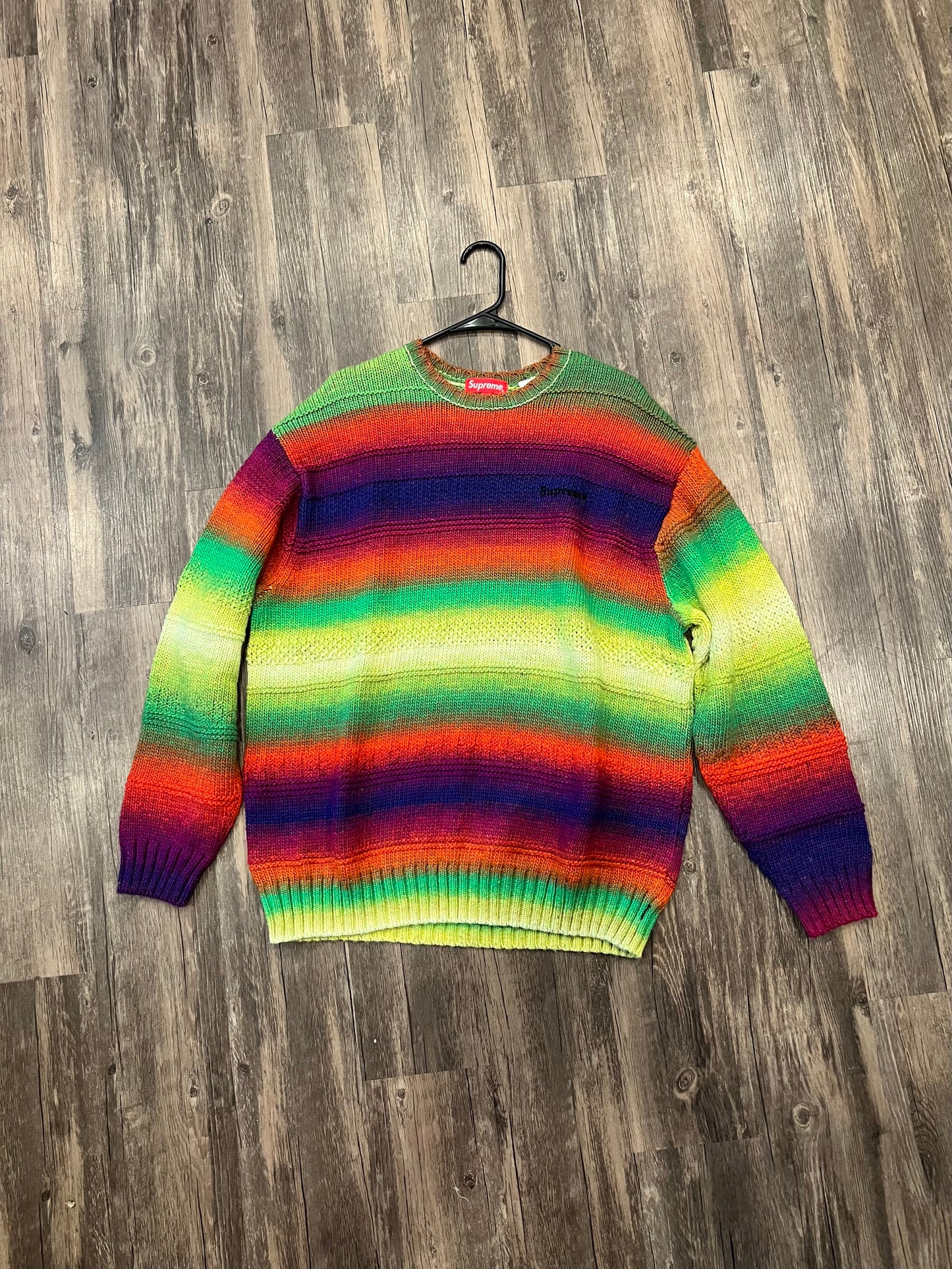 Supreme “Gradient” Striped Sweater