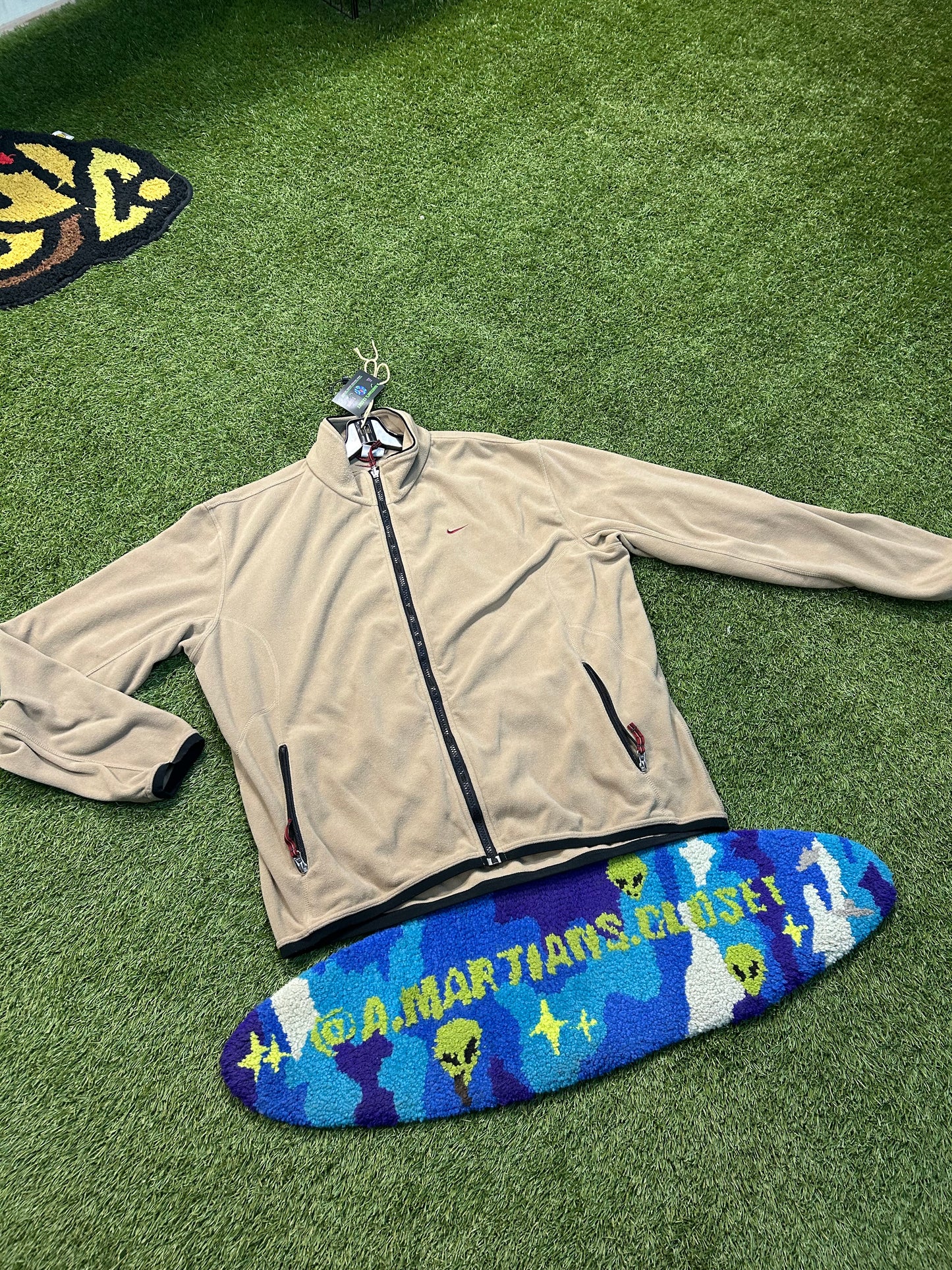 Y2K Nike Sand Jacket Single Little Swoosh