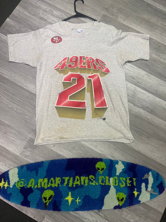 Vintage 1994 San Francisco 49ers #21 Sanders Tee