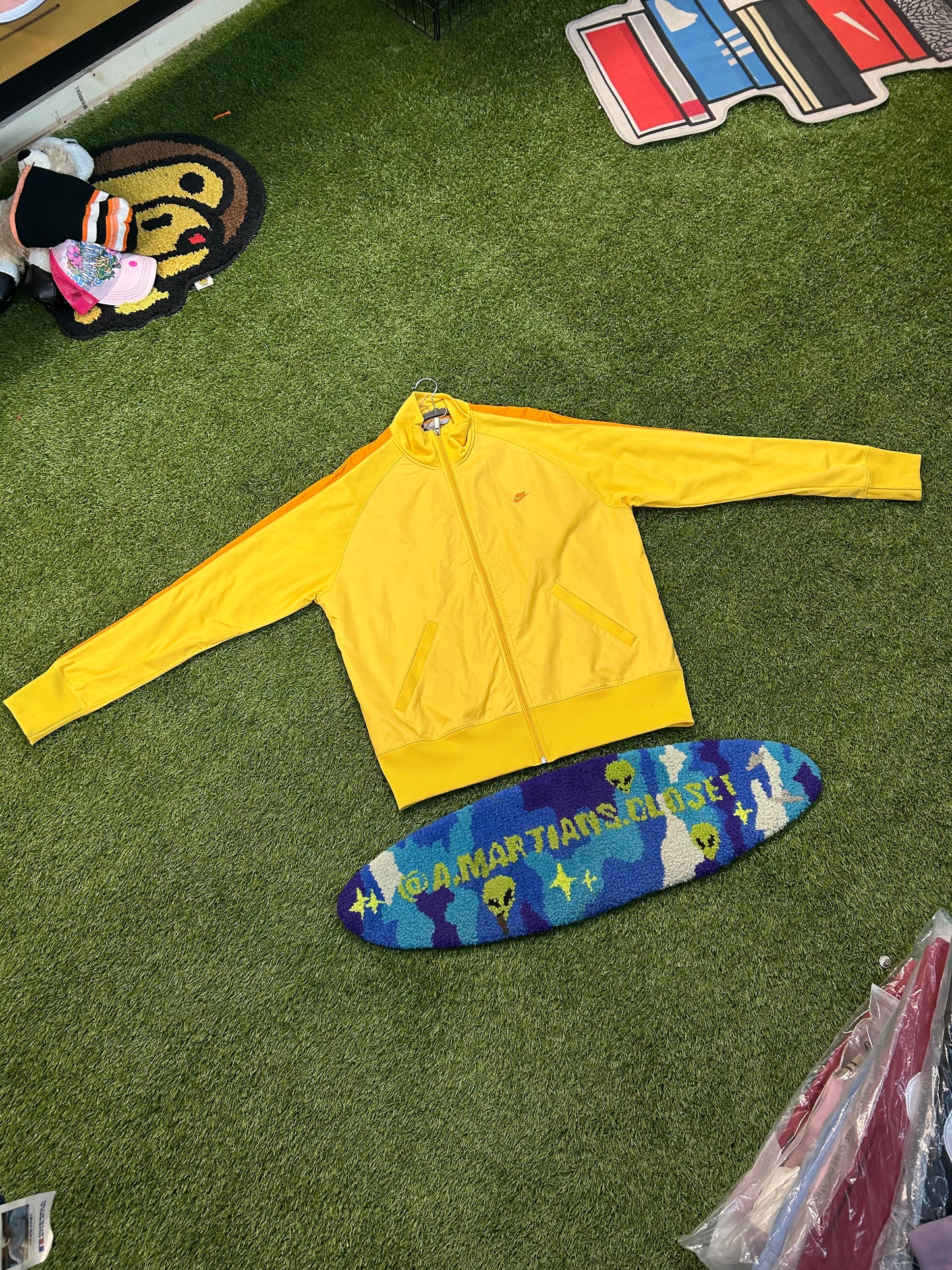 Y2K Yellow Nike Track Jacket