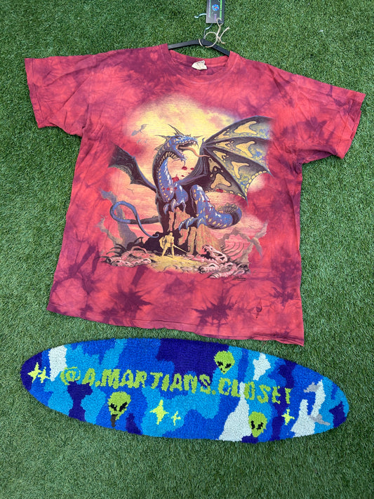 Y2K Thrashed Dragons Vs Knight Tee