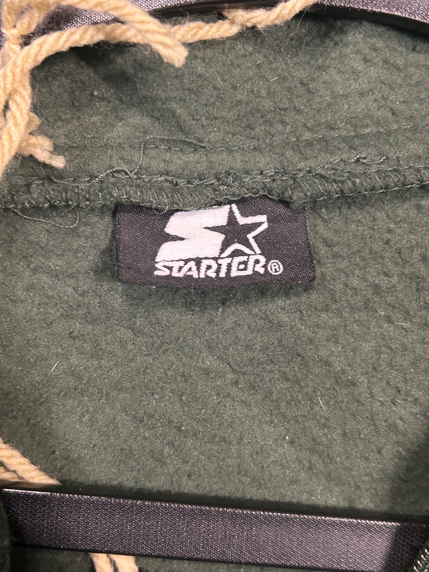 Vintage Starter Single Patch Green Jacket