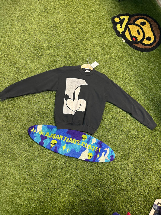 Vintage Mikey Mouse Half Face Crewneck