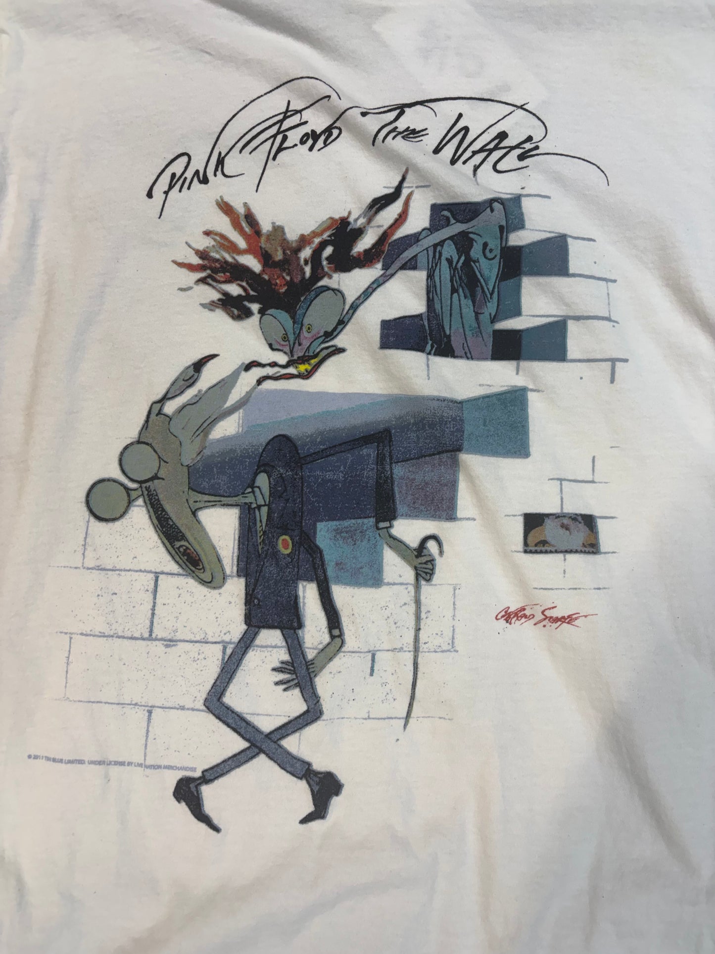 Pink Floyd the Wall Graphic Painting Tee