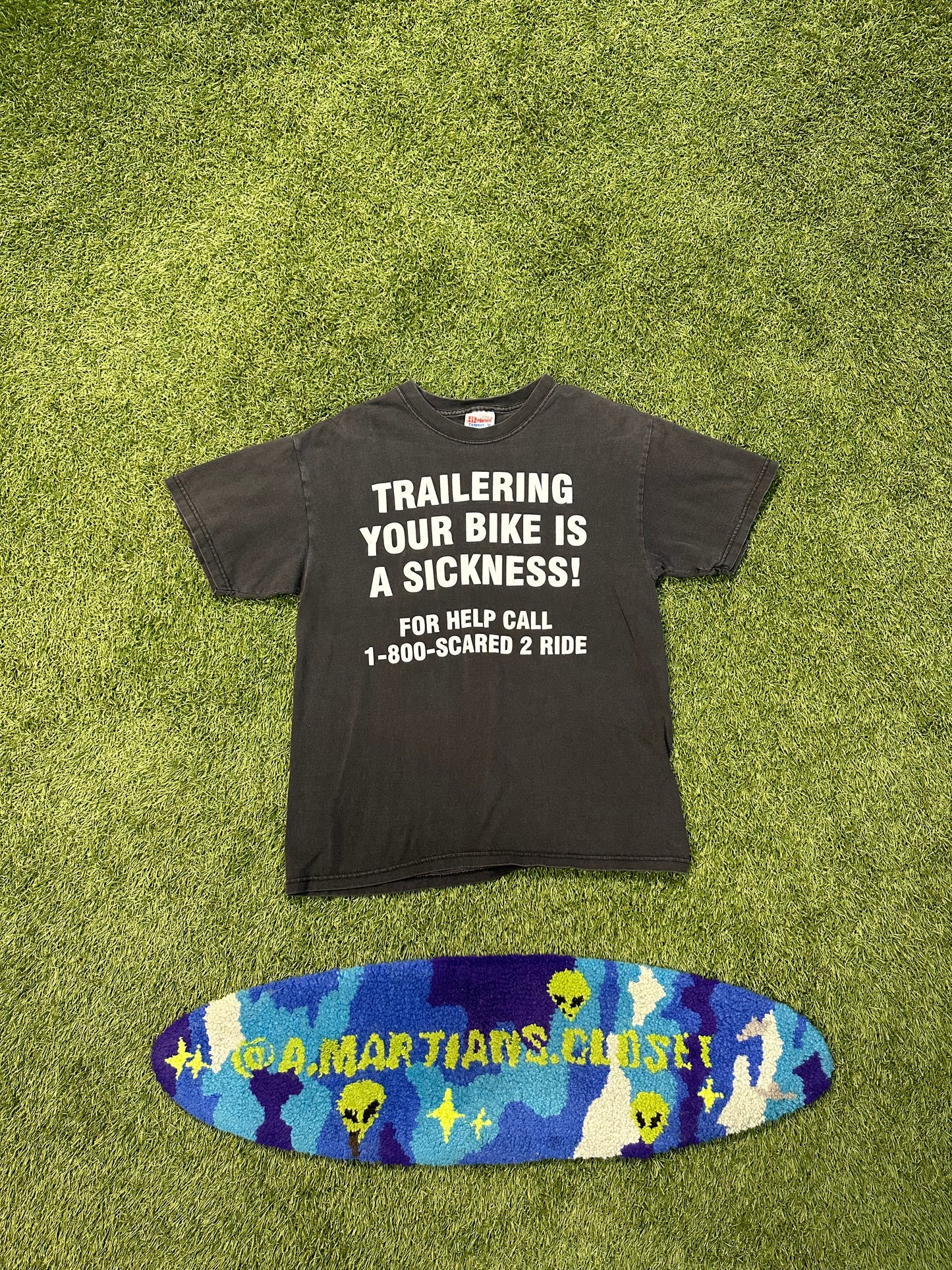 Vintage Harley Davidson Trailering Your Bike is Sickness Tee