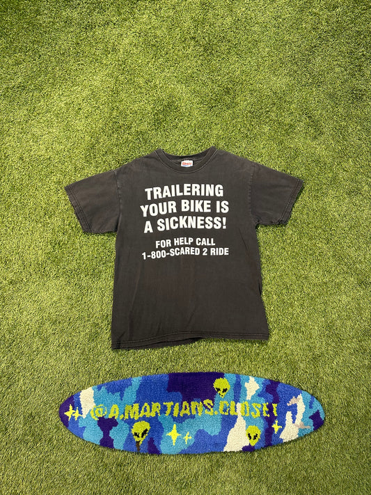 Vintage Harley Davidson Trailering Your Bike is Sickness Tee