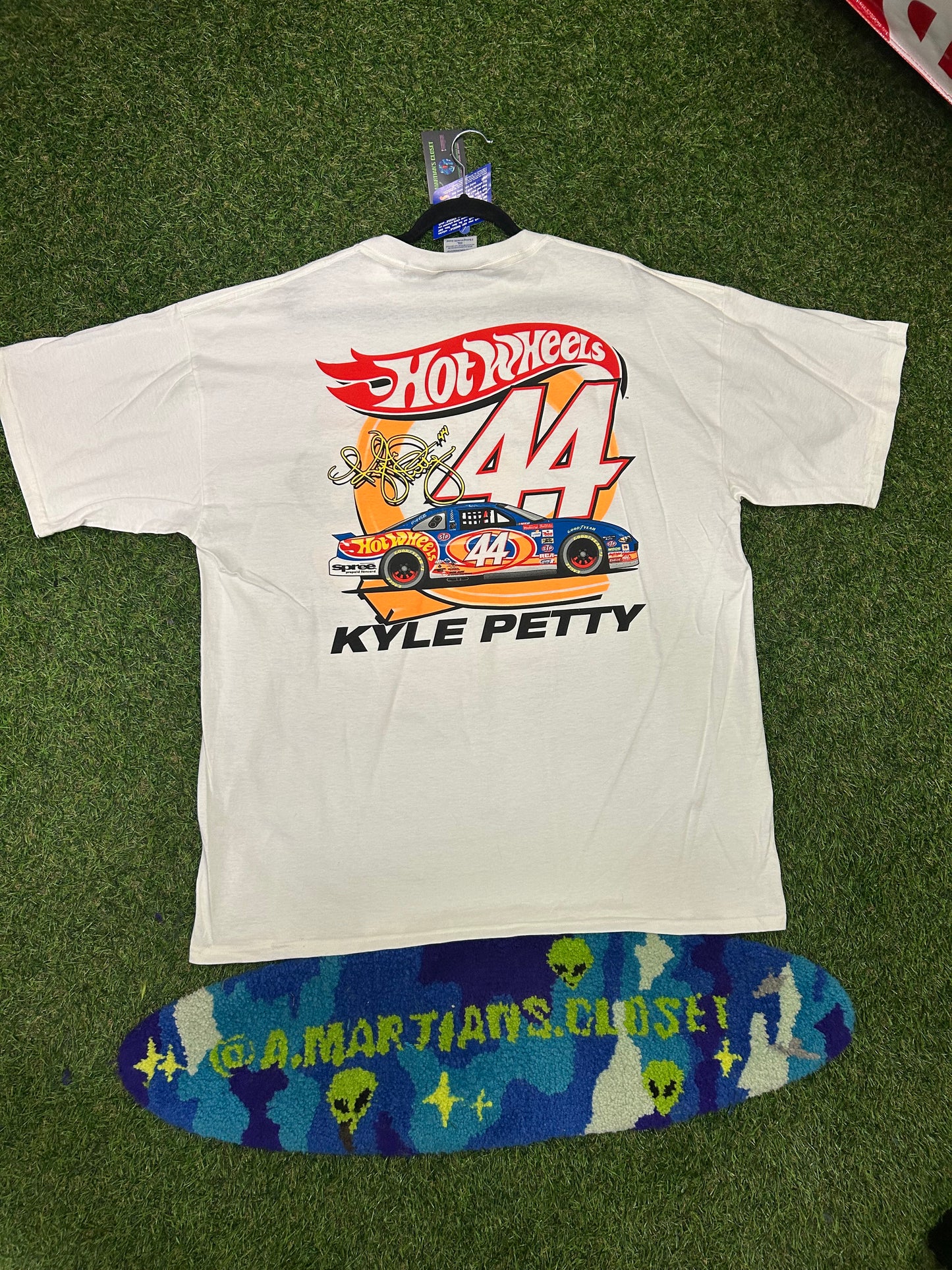 Vintage 1998 30 Years Of Cool Kyle Petty Hot Wheels Tee