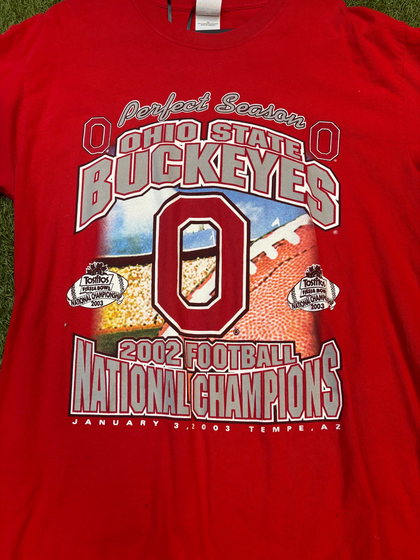 Y2K The Ohio State 2003 Perfect Season National Champions Graphic Tee