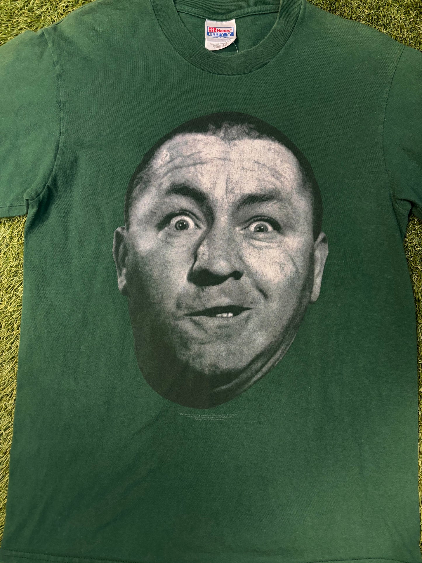 2002 Curly Three Stooges Movie Tee