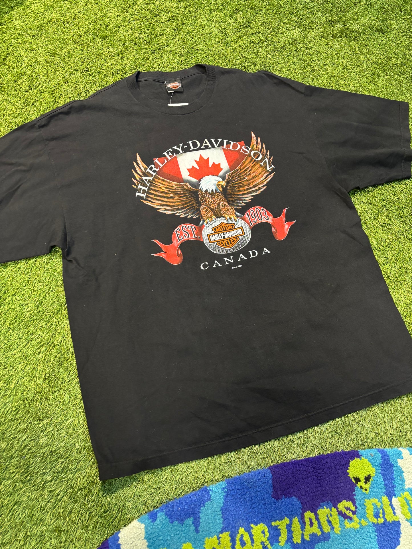 2002 Harley Davidson Canadian Eagle Tee