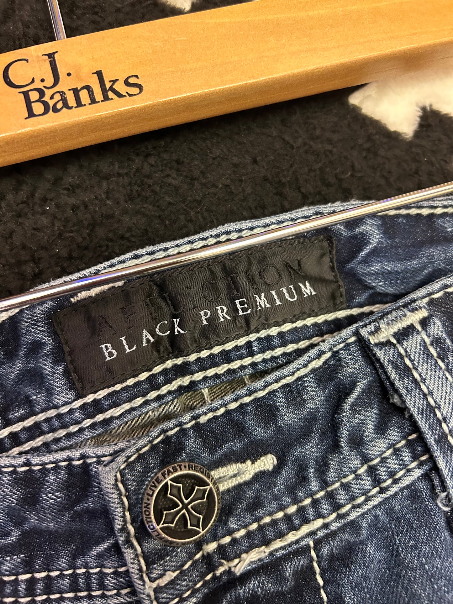 Y2K Affliction Black Premium Jeans