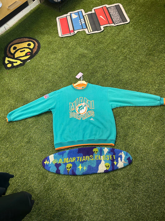 Vintage 90s NFL Miami Dolphins Apex One Crewneck