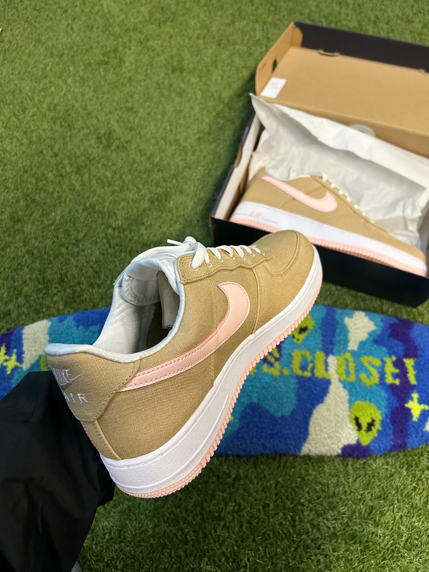 Nike Air Force 1 Low Linen Canvas