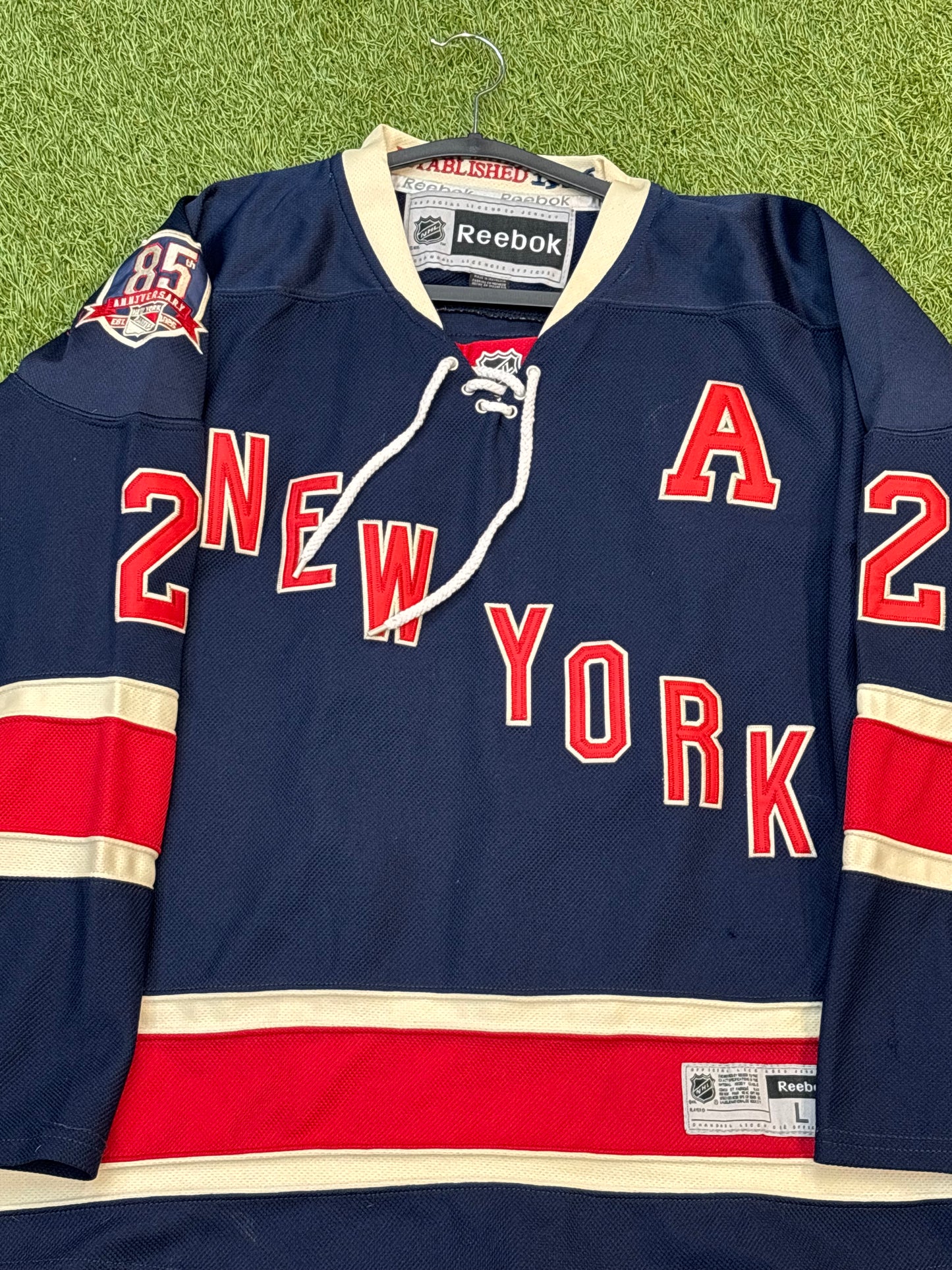 Vintage Reebok New York Rangers Hockey Jersey