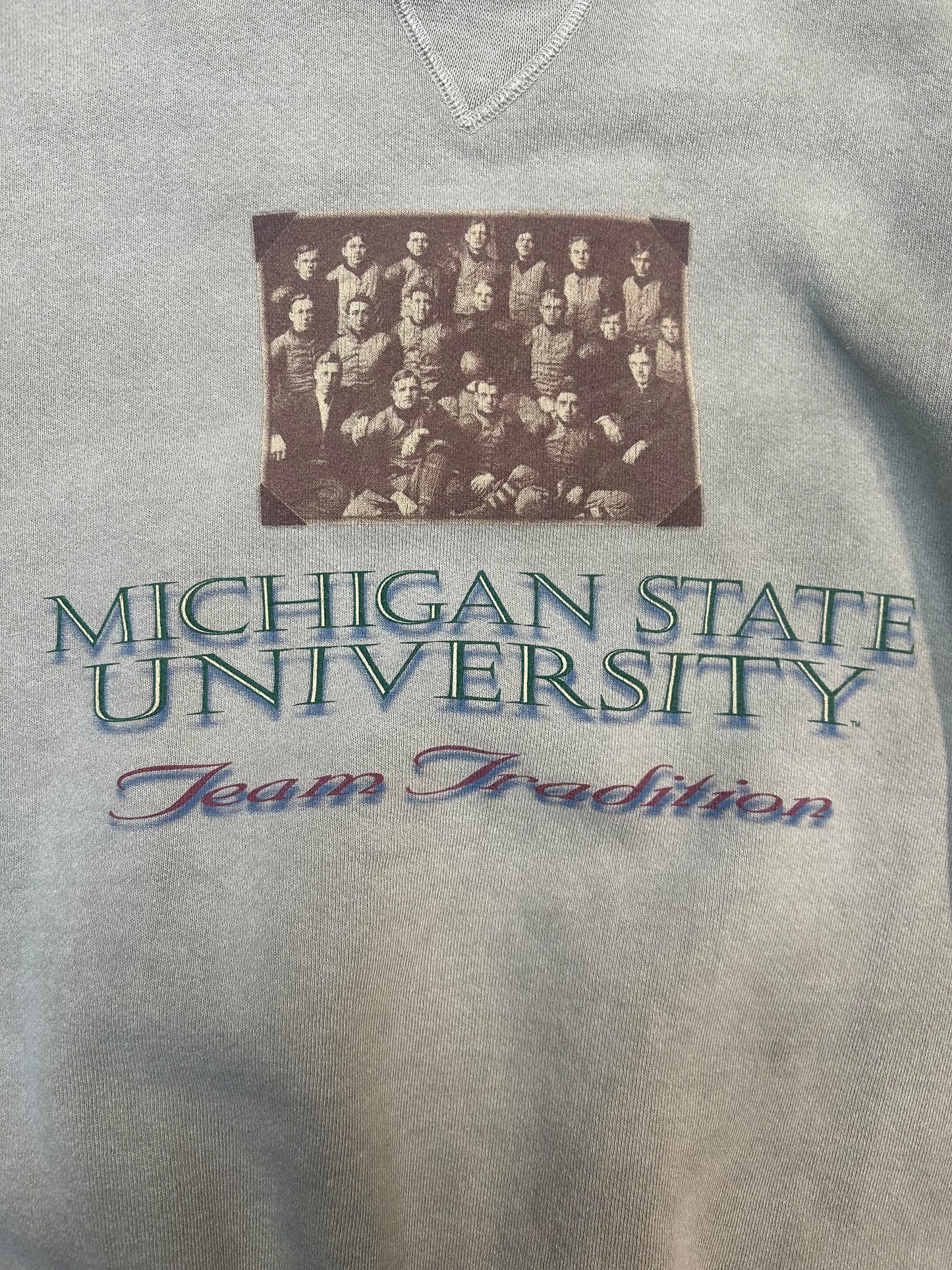 Vintage Michigan State University Team Tradition Crewneck