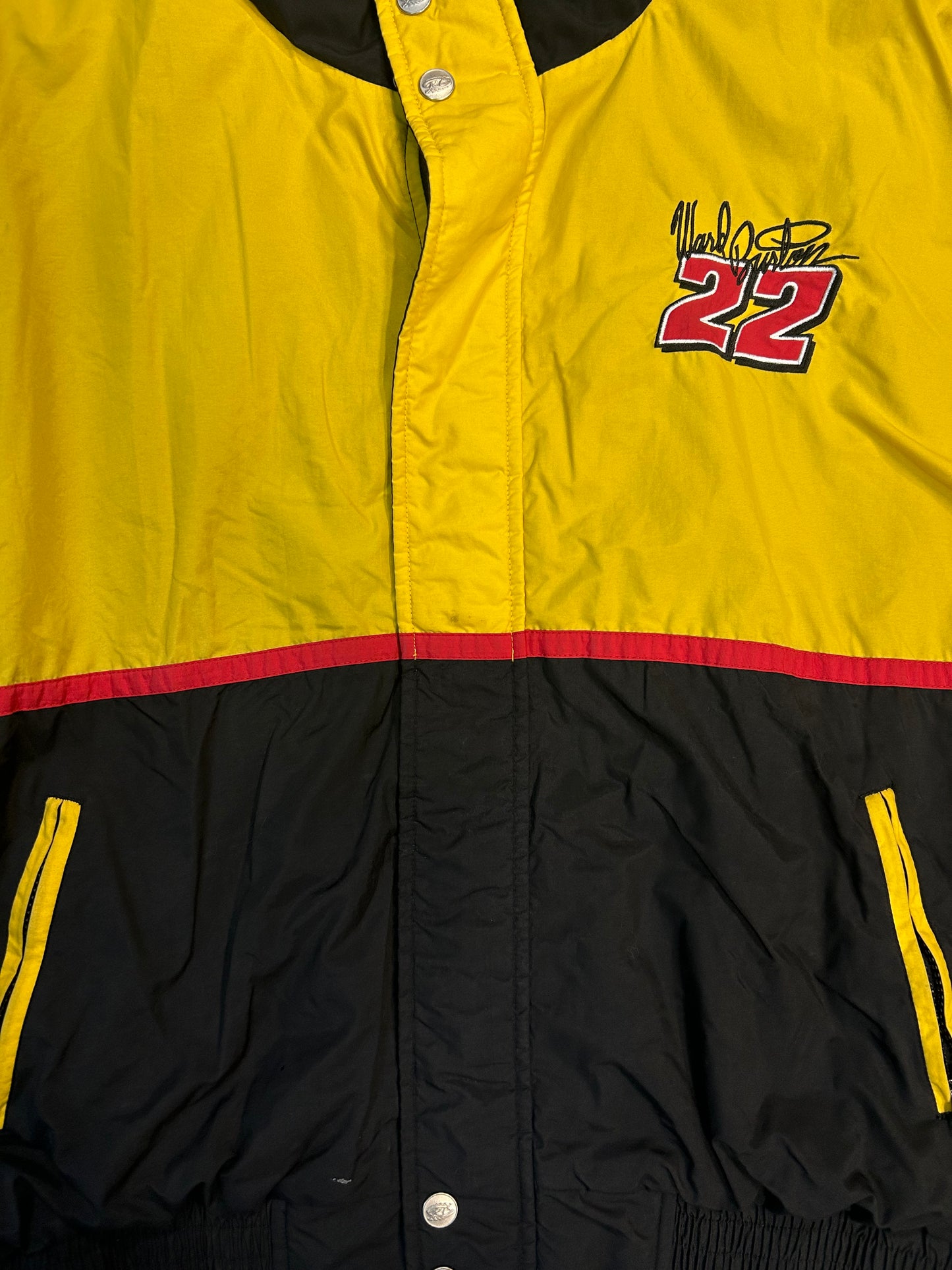 Vintage Ward Burton Caterpillar NASCAR #22 Jacket