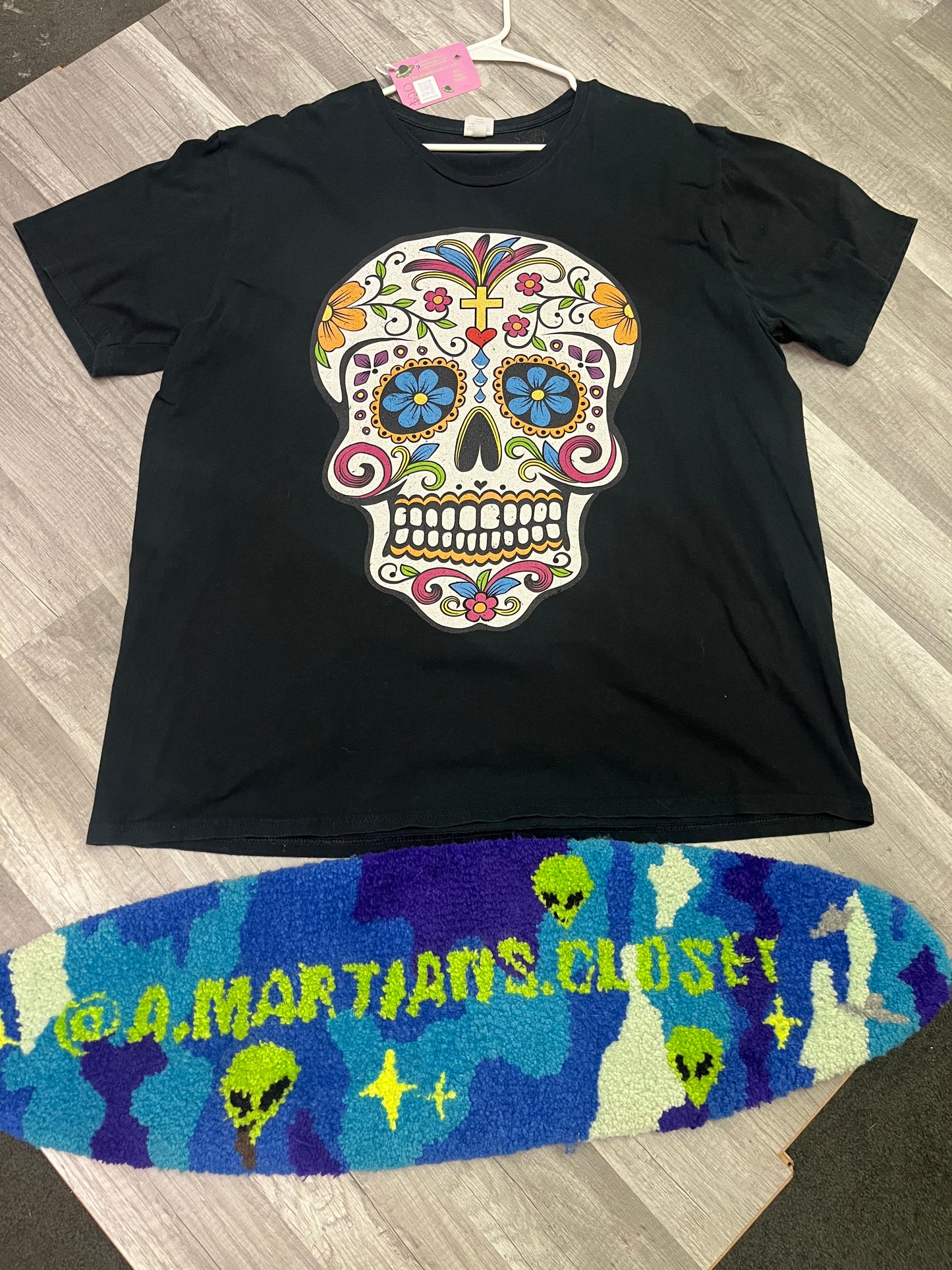 Retro Style Mexican Sugar Skull Tee