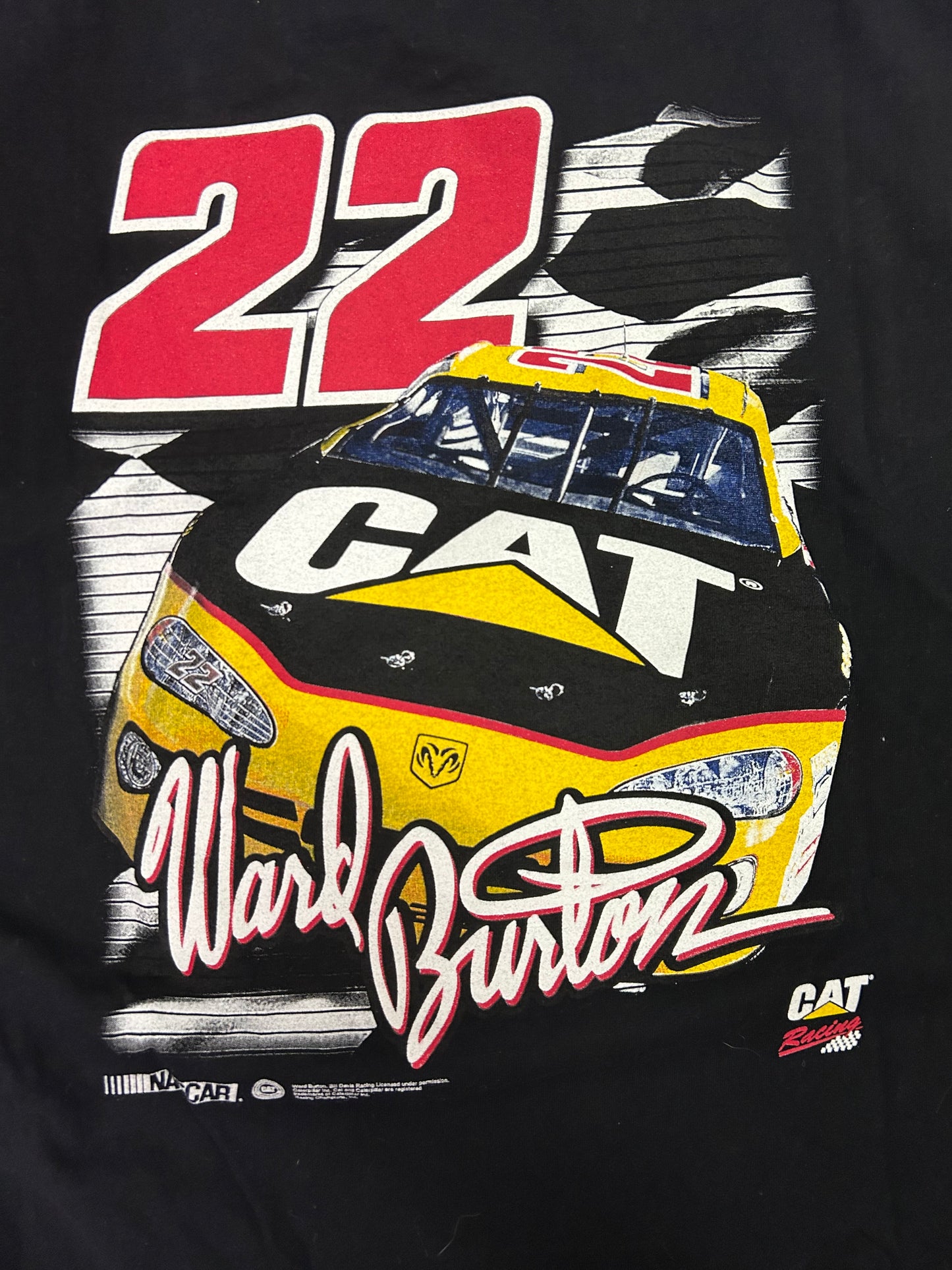 Retro Style Warl Burton Racing Cat Tee