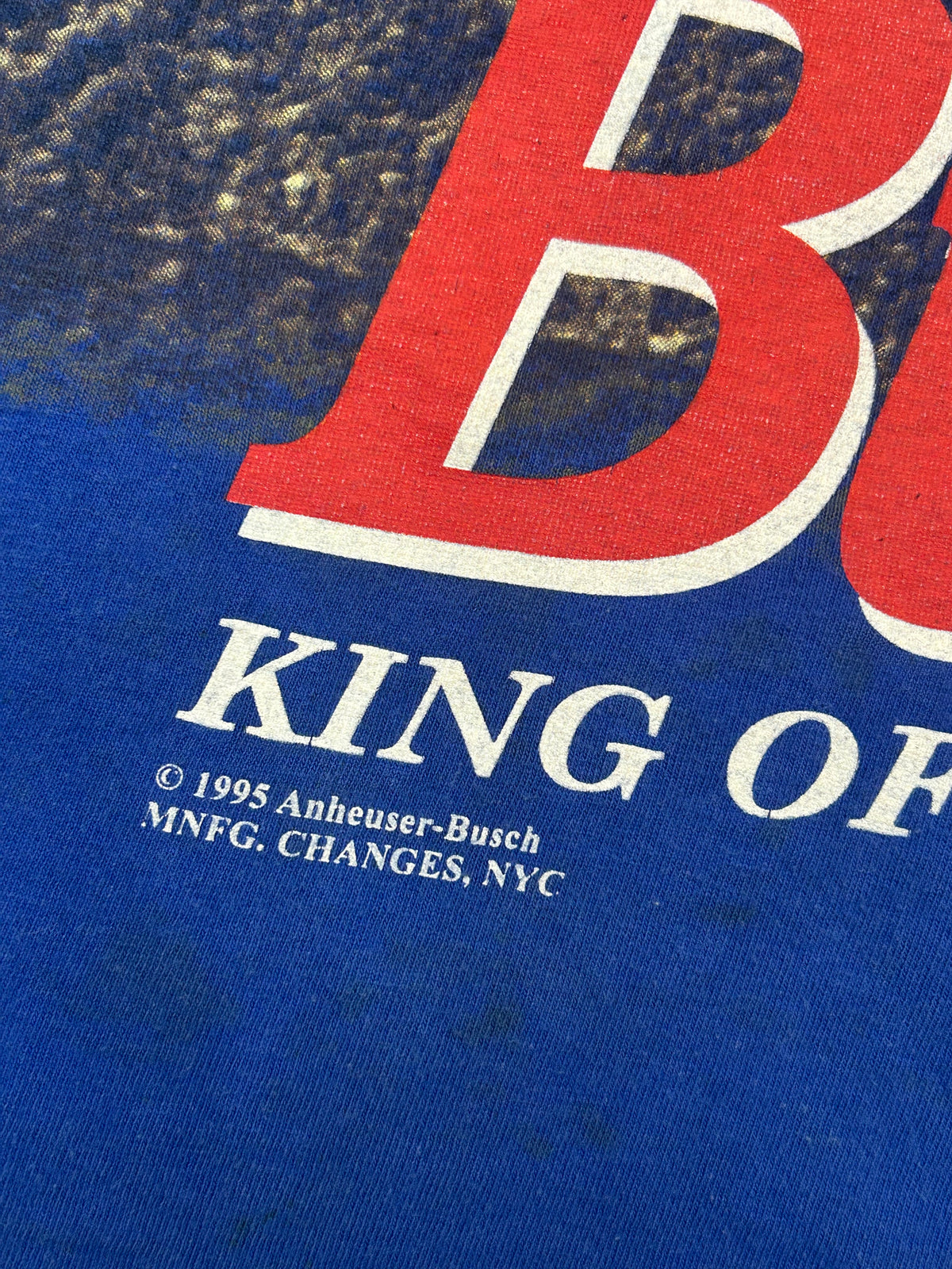 Vintage 1995 Bud Light King Of Beers Ant Eater Promo Tee