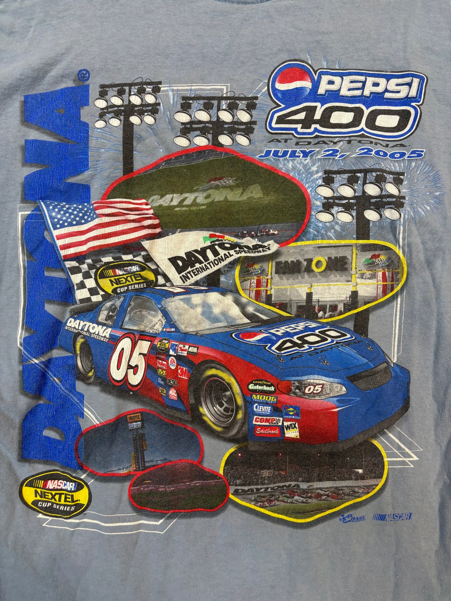2005 Single Stitch Pepsi Daytona International Speedway Tee