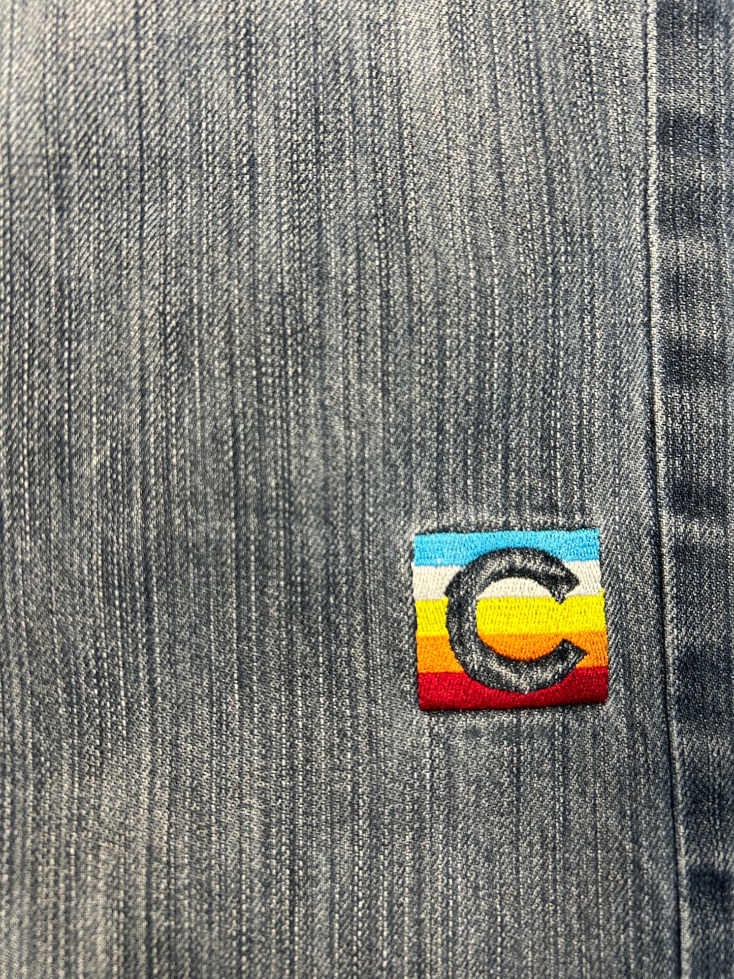 Y2K Coogi Multi Color Big G Jeans