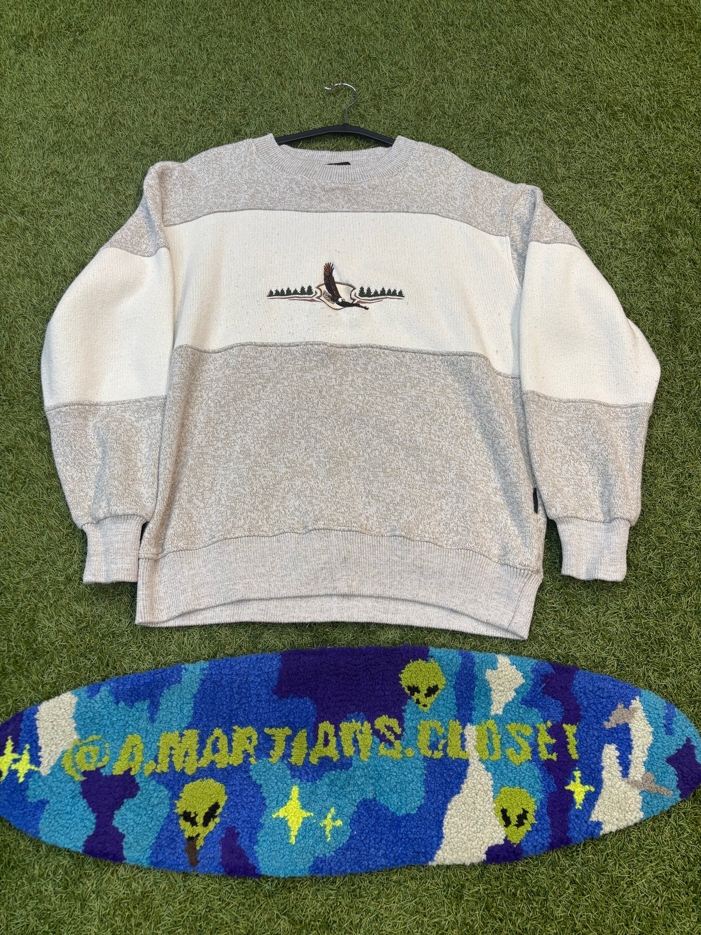 Vintage Renegade Club Soaring Eagle Embroidered Graphic