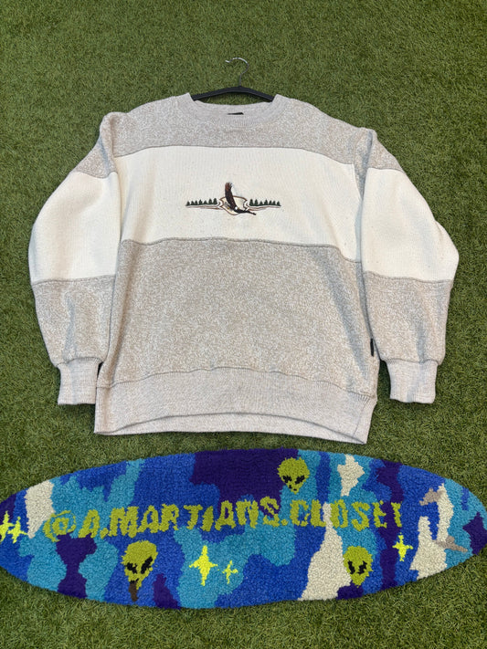 Vintage Renegade Club Soaring Eagle Embroidered Graphic