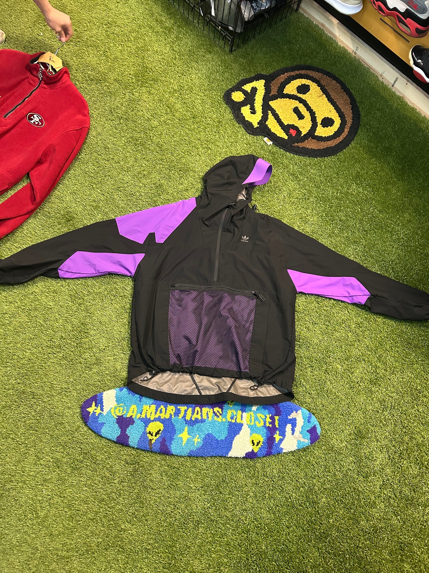 Y2K Adidas Rain/Running Jacket