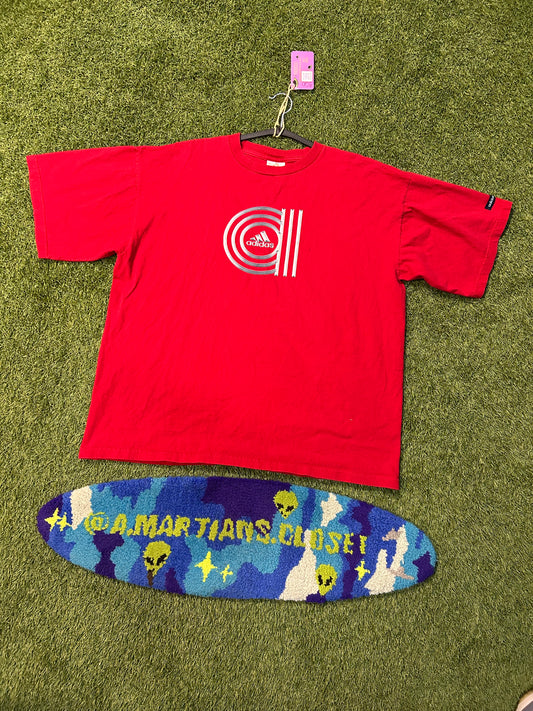 Y2K Adidas Triple Stripe A Tee