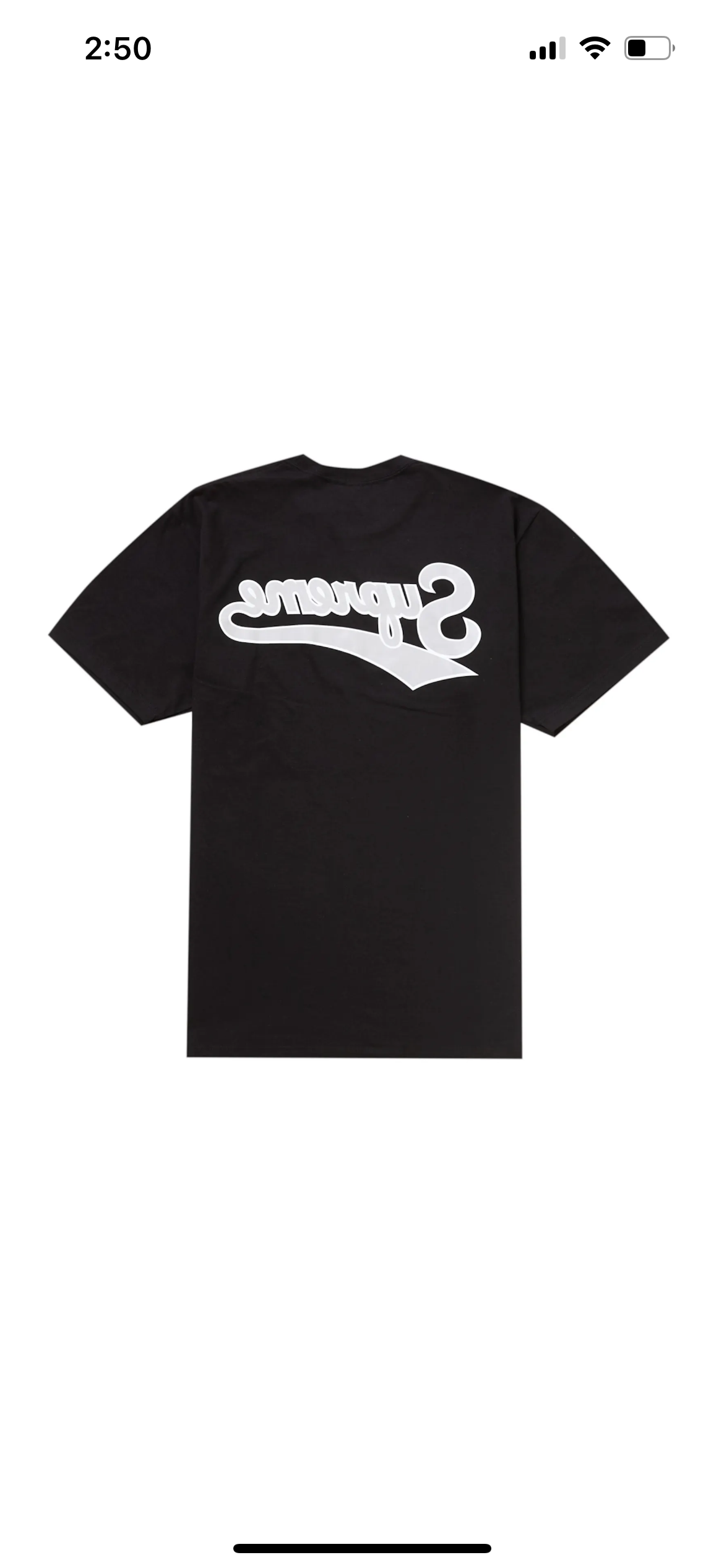 Supreme Backwards Tee