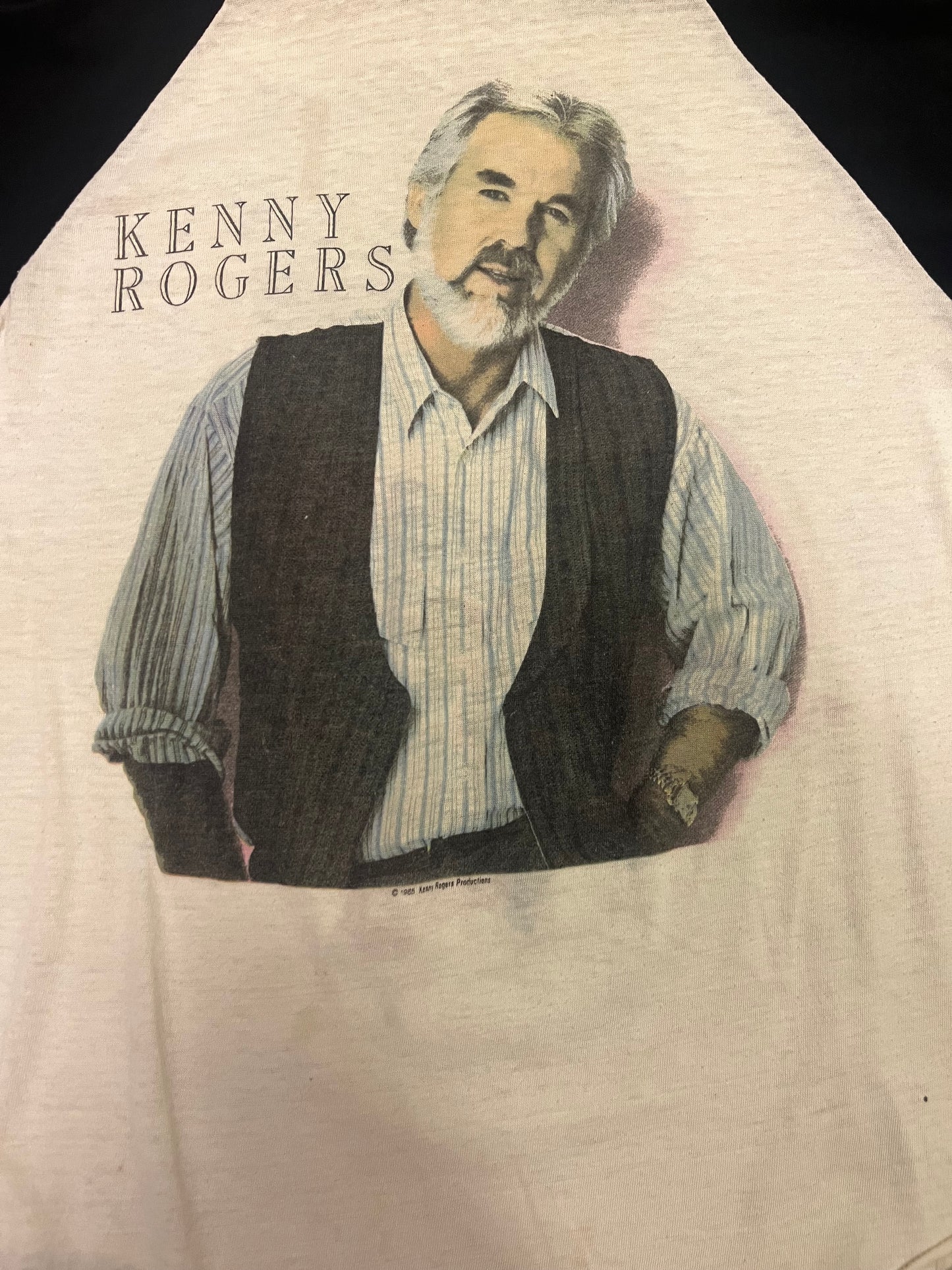 Rare Vintage 1986 Kenny Rogers Tour Tee