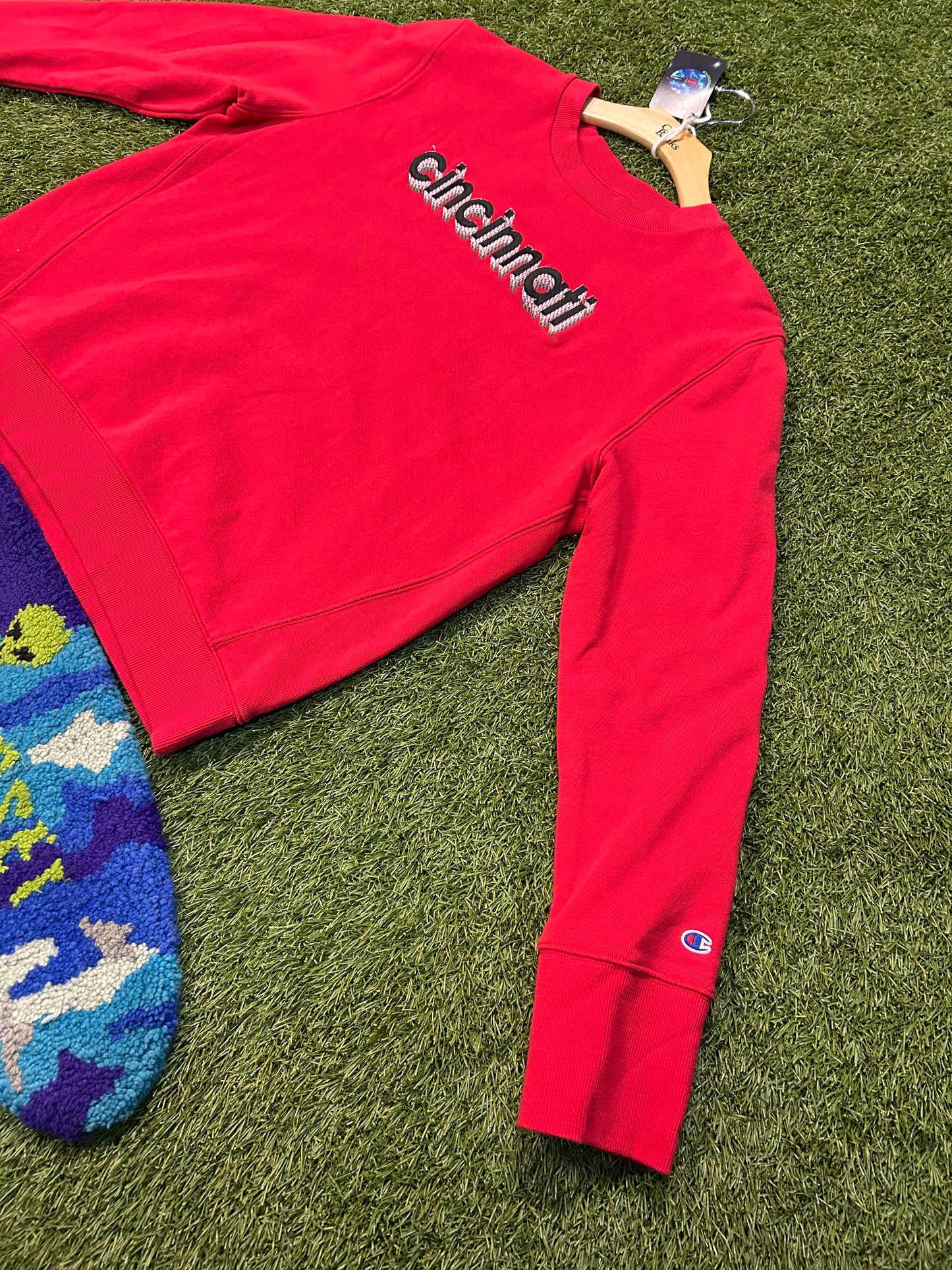 Vintage Champion Cincinnati Embroidered Crewneck