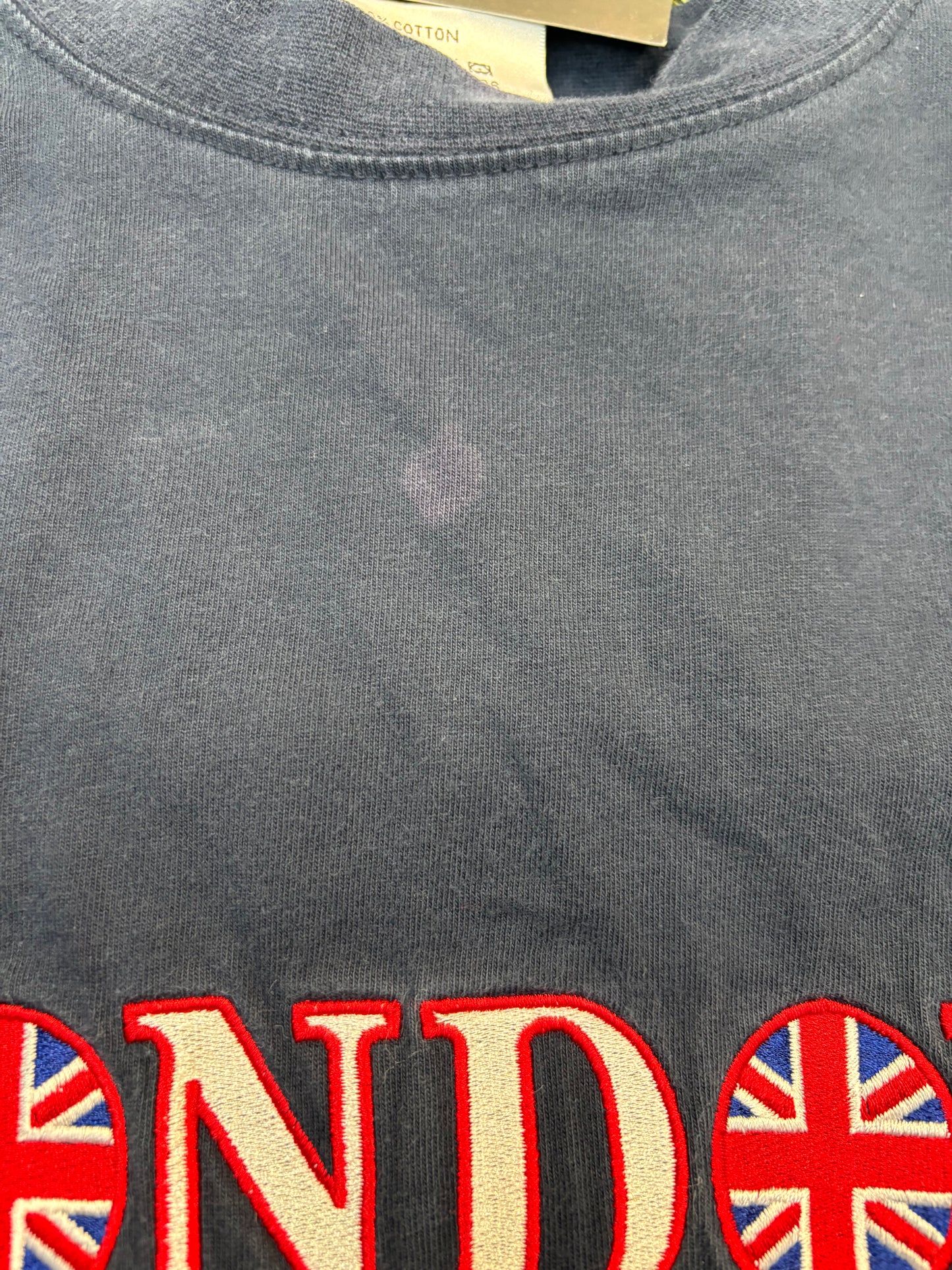 Vintage Navy Blue Harrods London Tee