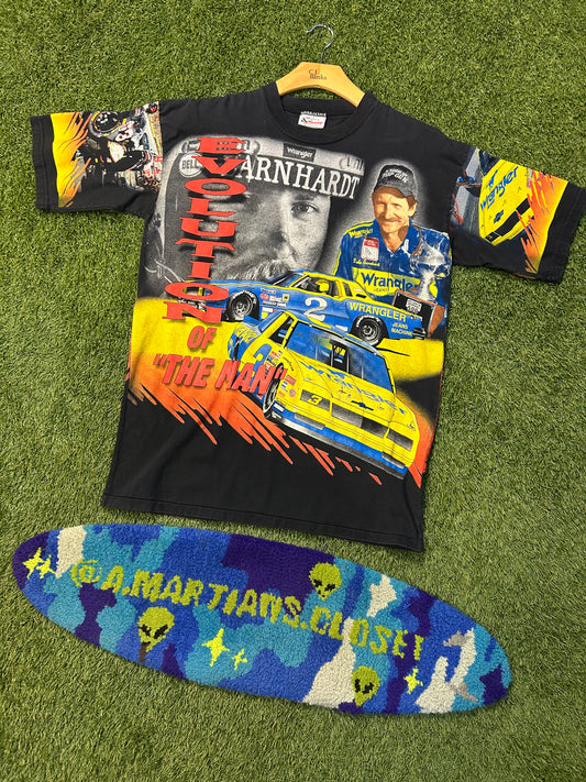 Vintage 1992 Dale Earnhardt Evolution Of The Man AOP NASCAR Tee