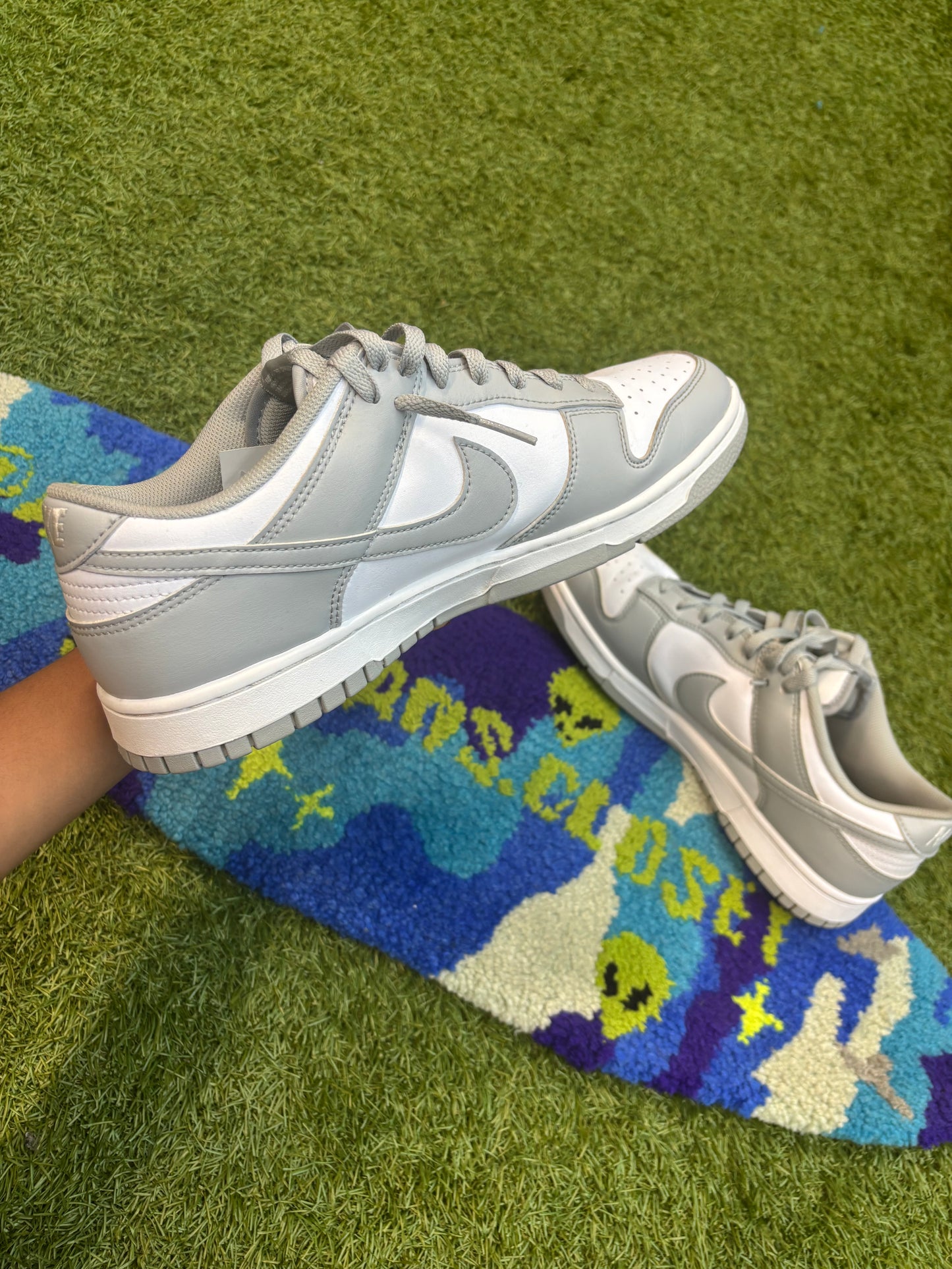 Nike Gray W/White Dunks