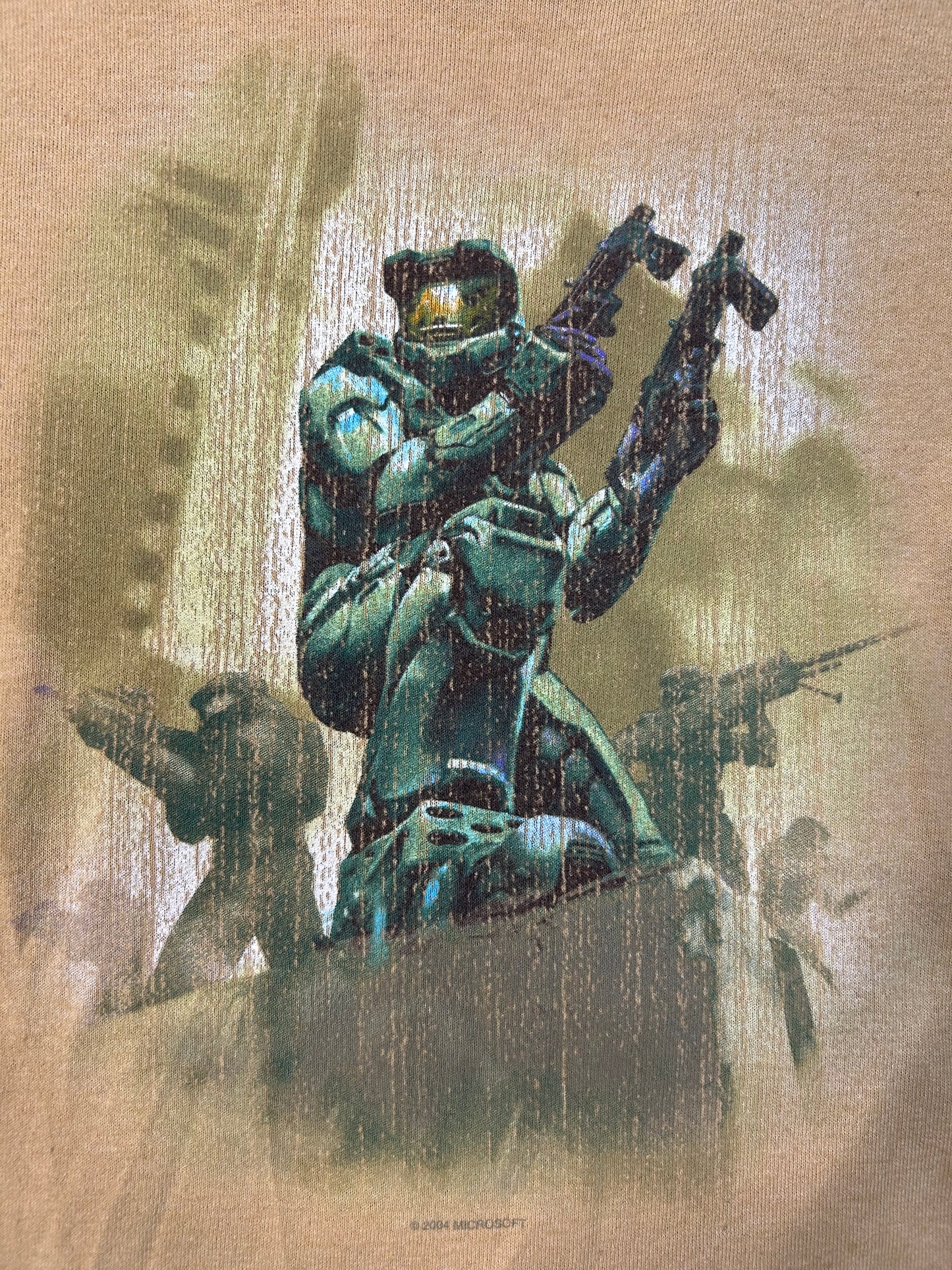 Y2K Halo 2 Master Chief Twin Shooters Promo Tee