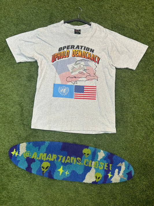 Vintage Operation Uphold Democracy War Tee