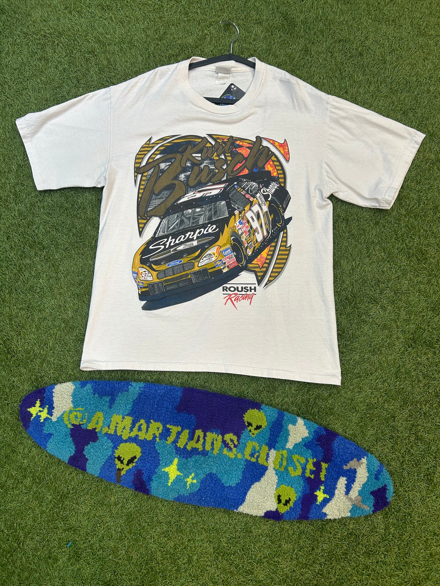 Vintage Kurt Bush #97 Sharpie NASCAR Tee