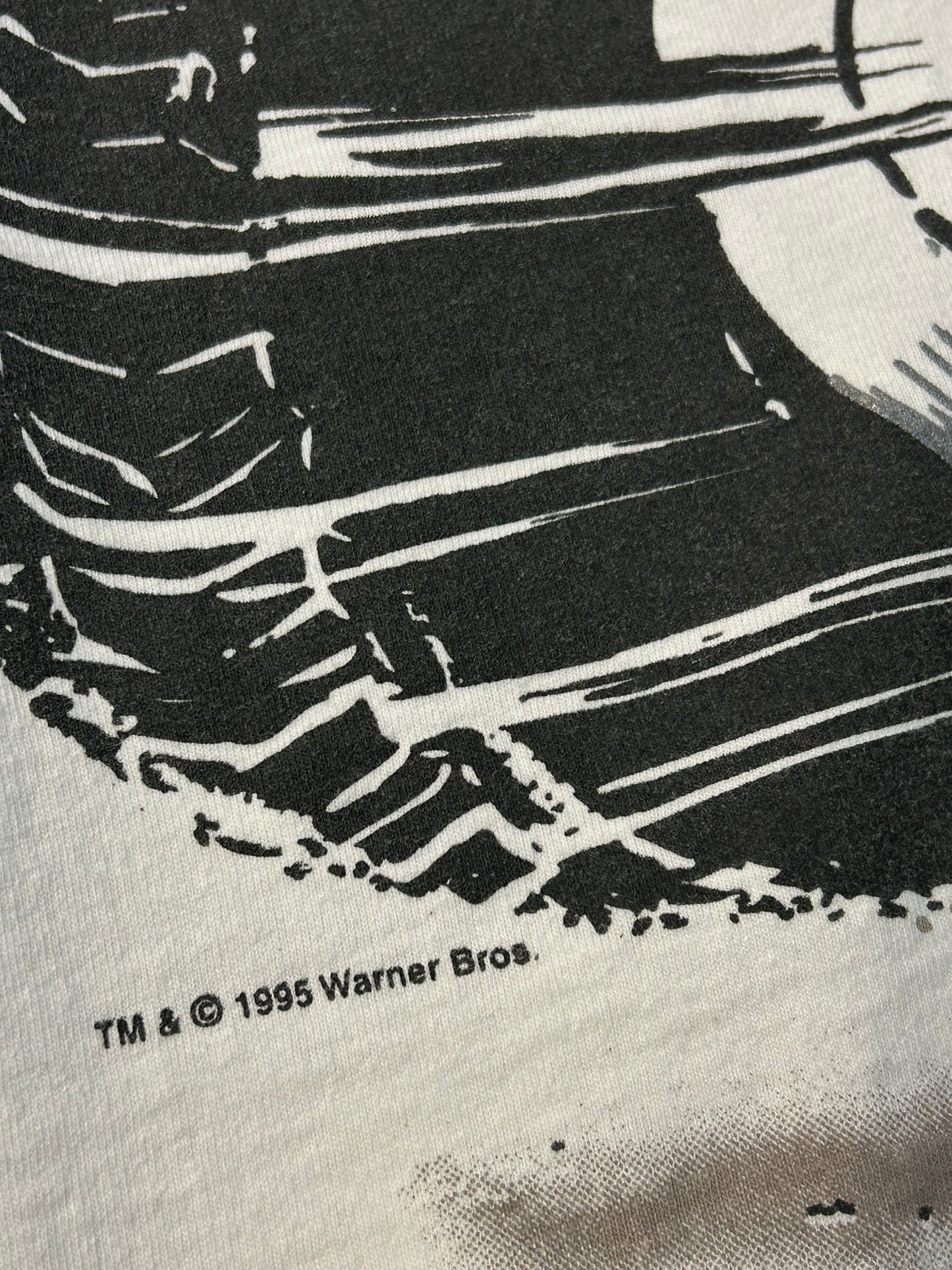 Vintage 1995 Tasmania Devil Motorcycle Fast Track AOP Front Tee