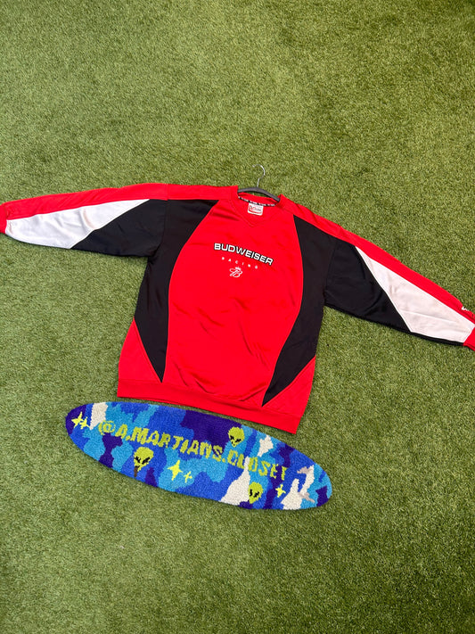 Vintage Budweiser Racing Crewneck