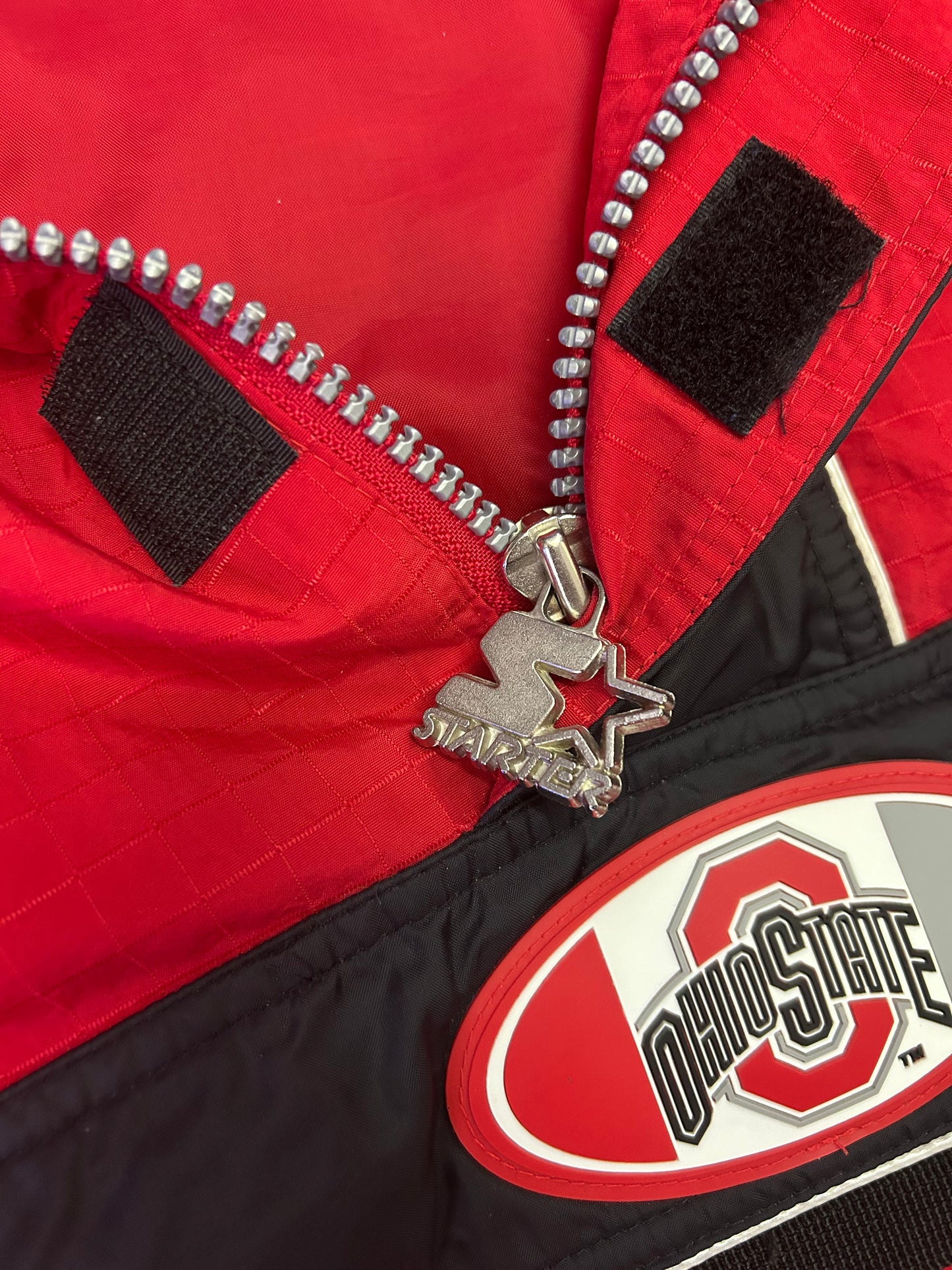 Rare Vintage 90s Ohio State Starter Pullover W/Hood