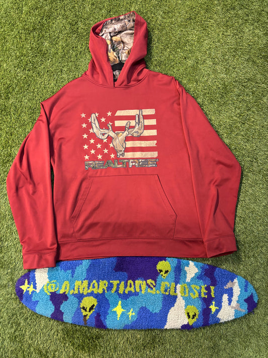 Red and Camo Realtree Sweatshirt Size XL