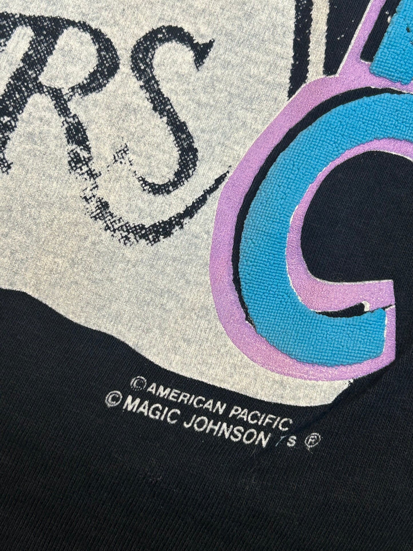 Vintage 90s Los Angeles Lakers Magic Johnson Major Tee