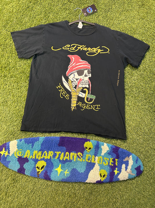 Y2K/Vintage Ed Hardy Free Agene Tee