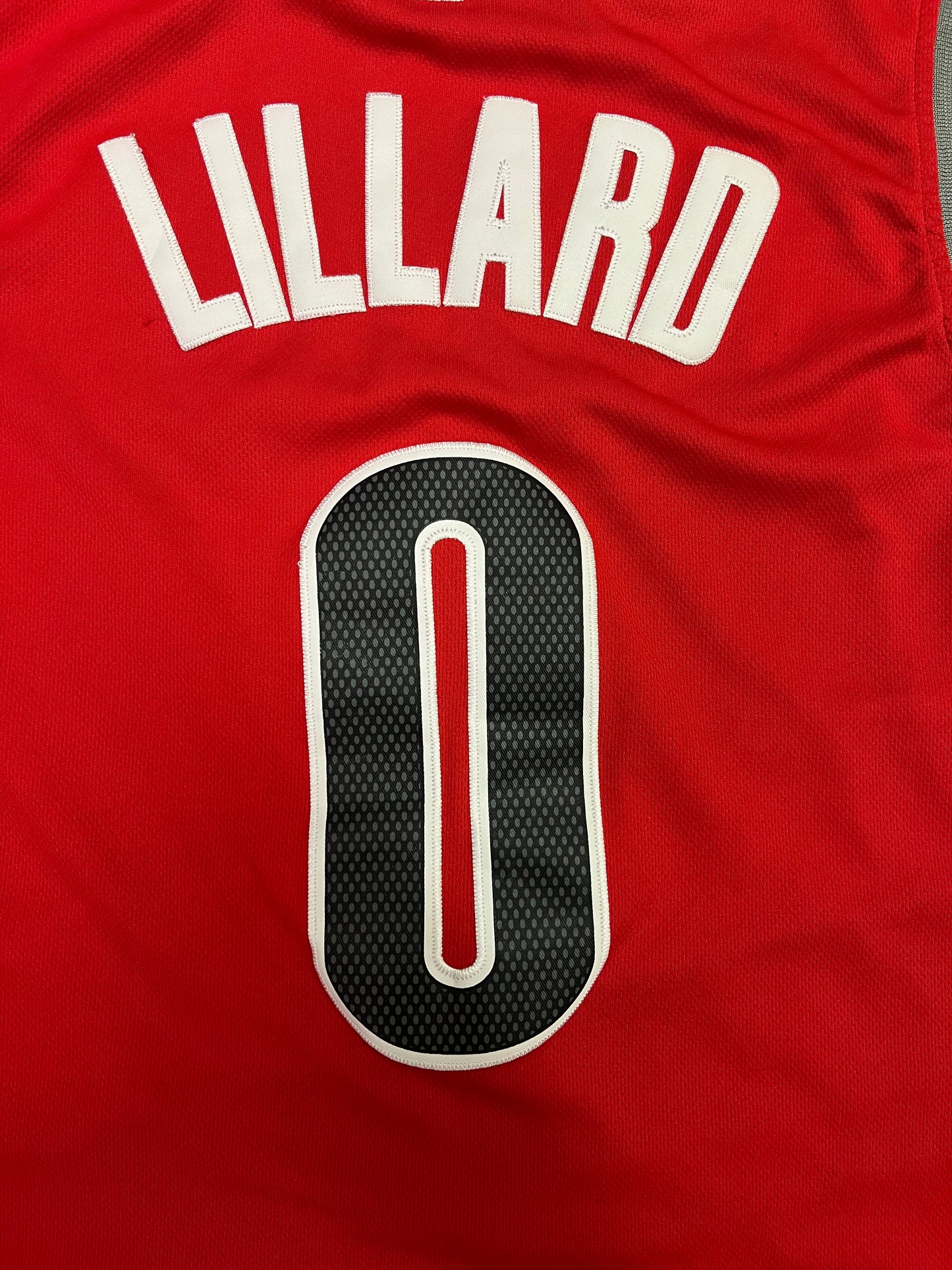 Retro Style Portland Trailblazers Damian Lillard basketball Jersey