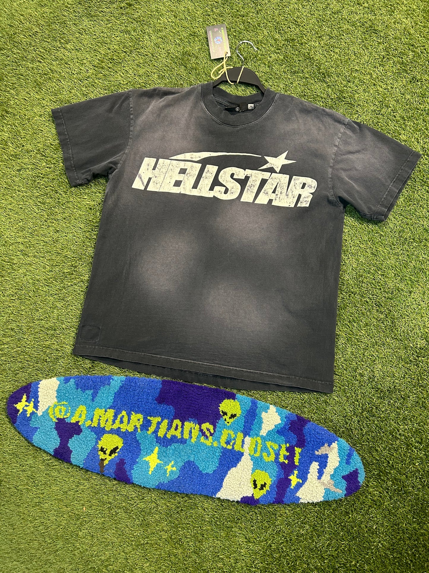 Grey Hellstar Big Logo Tee