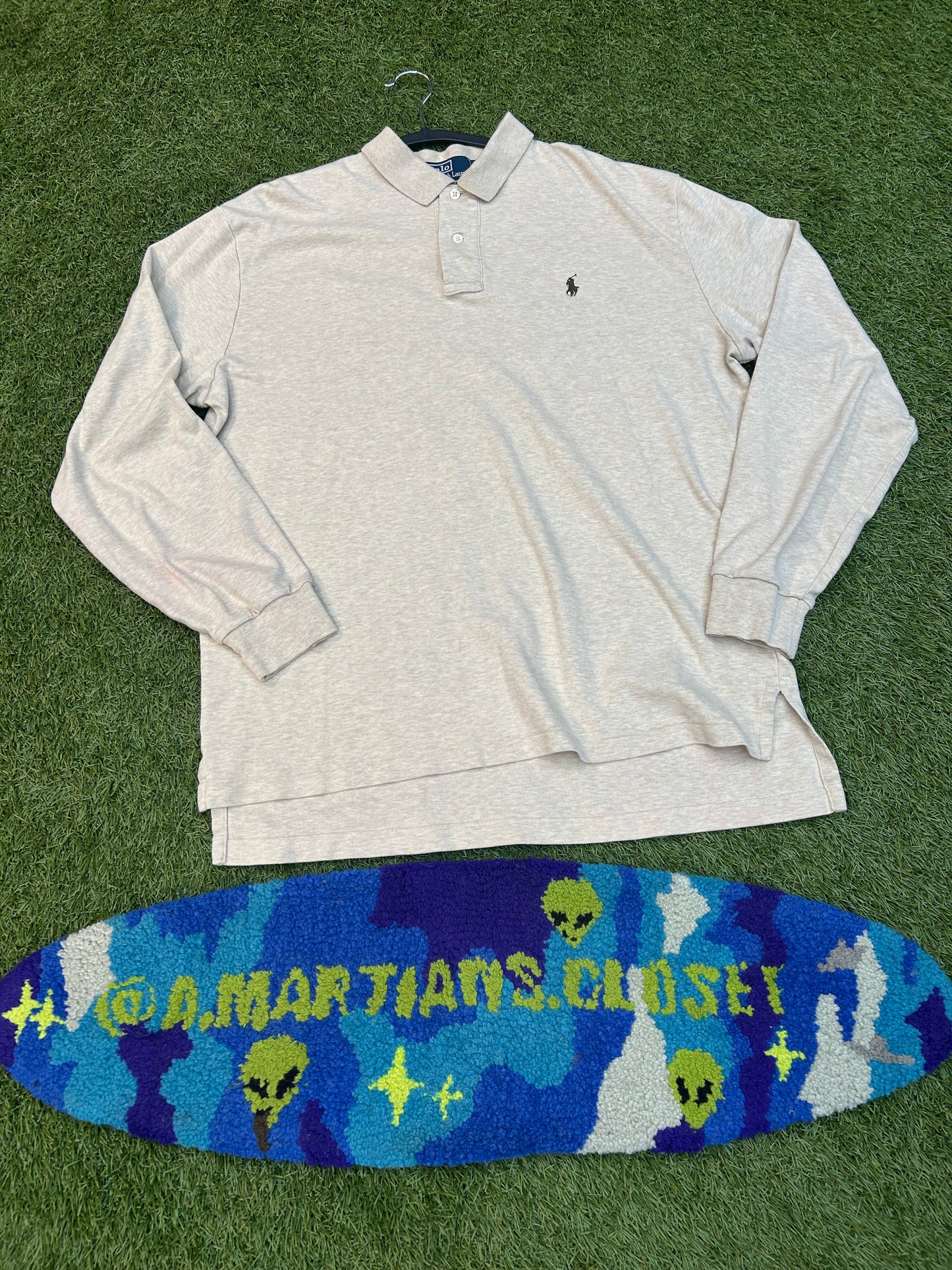 Vintage Ralph Lauren Polo Tan Long Sleeve