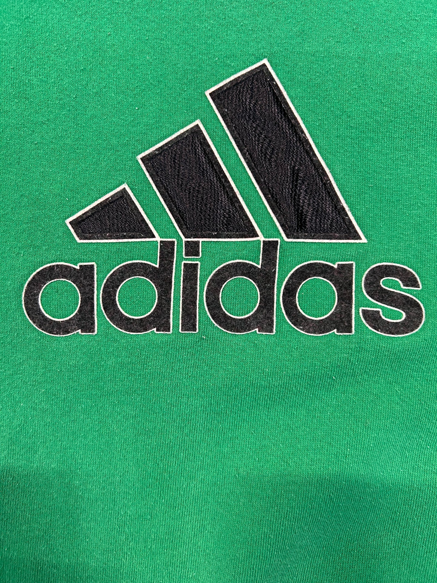 Vintage 90s Green Adidas Crewneck